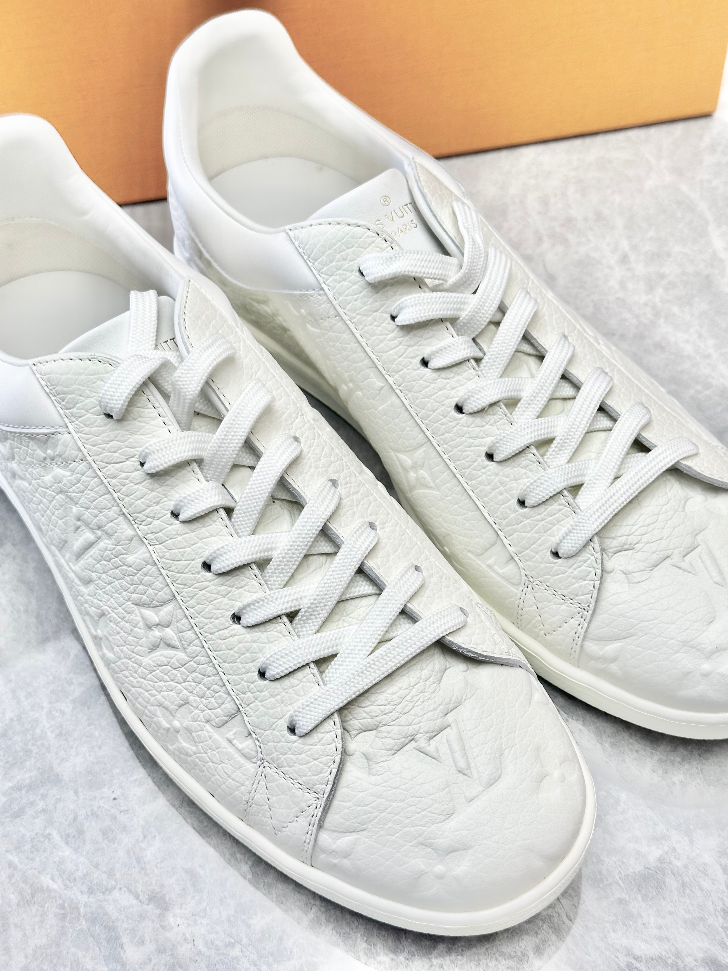 Louis Vuitton White Logo Sneakers