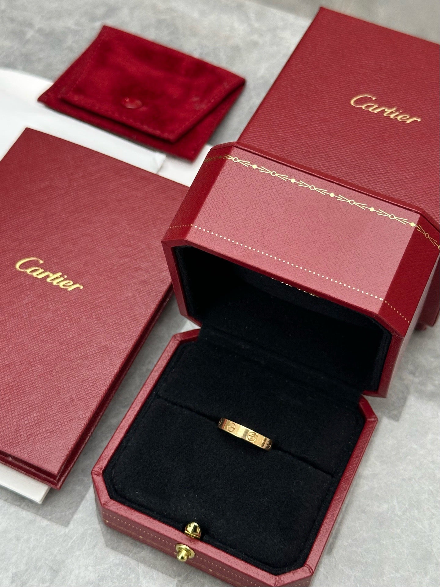 Cartier Size 51 Love Ring Rose Gold