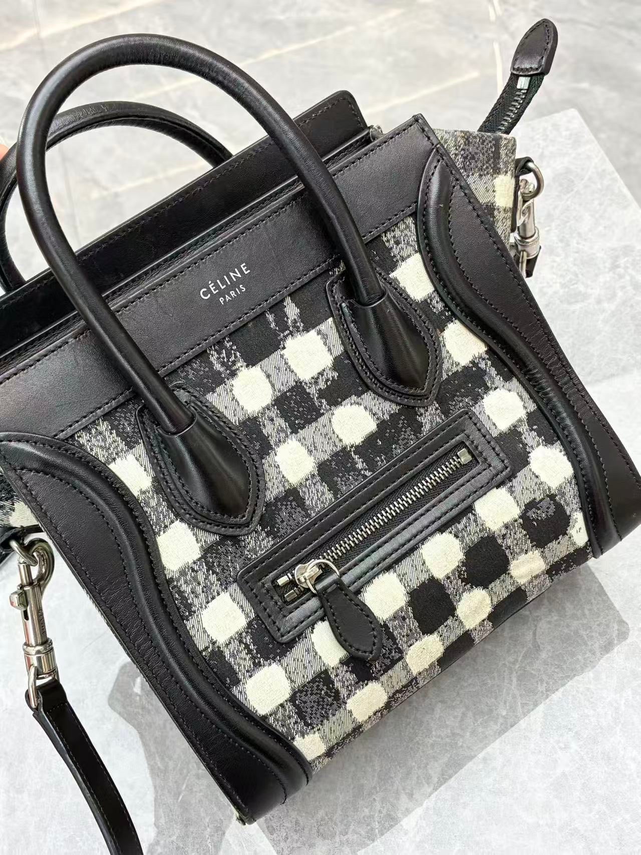 Celine Nano Luggage Black