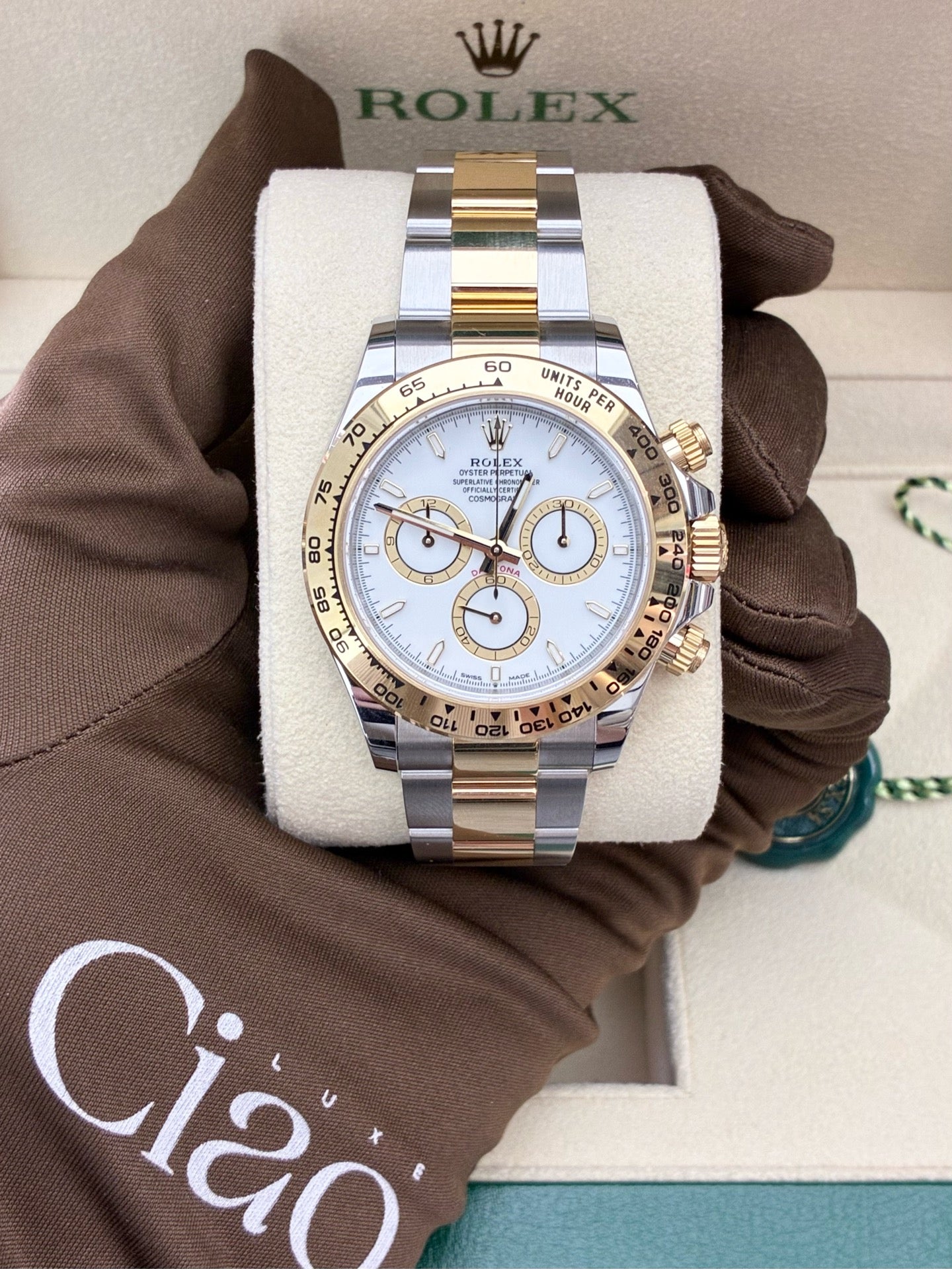 Rolex Cosmograph Daytona 126503-0001 – Oystersteel and Yellow Gold, White Dial, Oyster Bracelet, Brand New