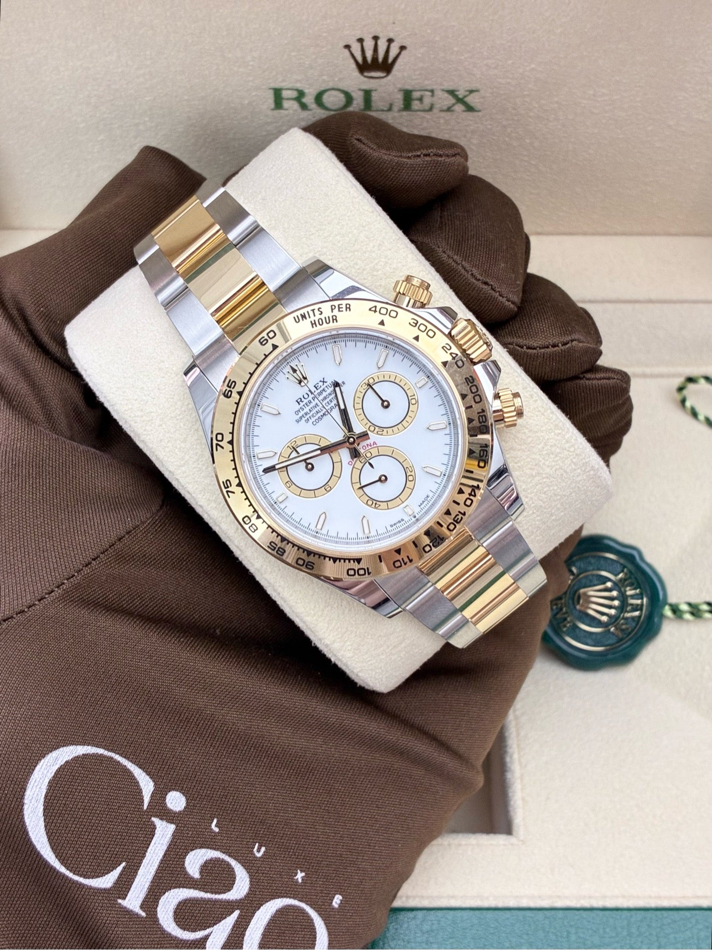 Rolex Cosmograph Daytona 126503-0001 – Oystersteel and Yellow Gold, White Dial, Oyster Bracelet, Brand New