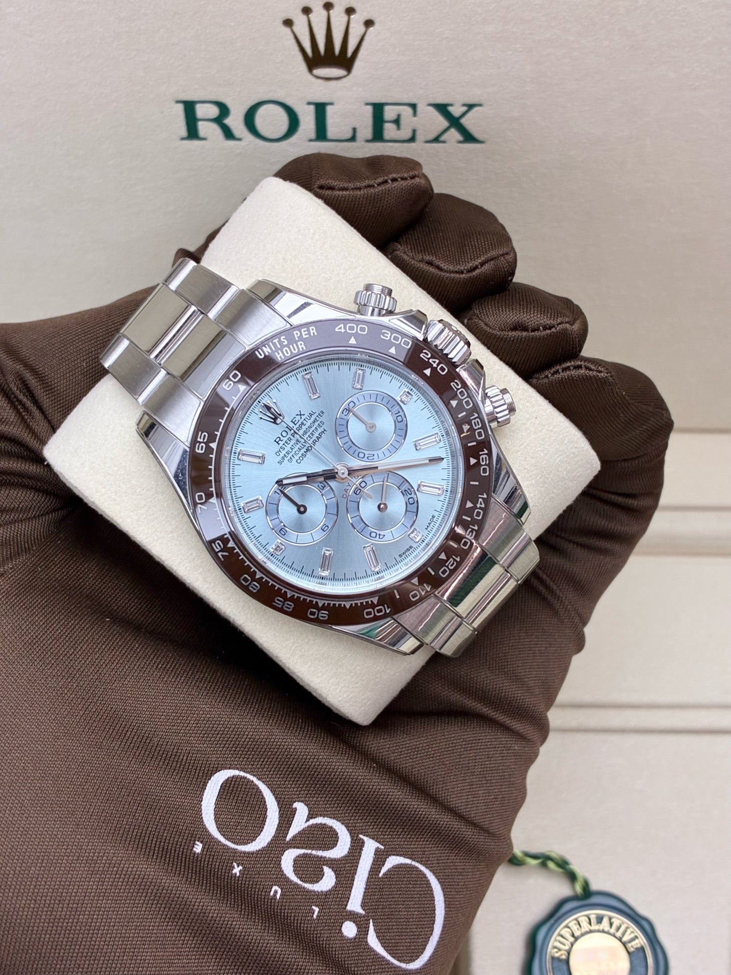 Rolex Cosmograph Daytona 116506-0002 – 950 Platinum, Ice-Blue Dial, Brand New