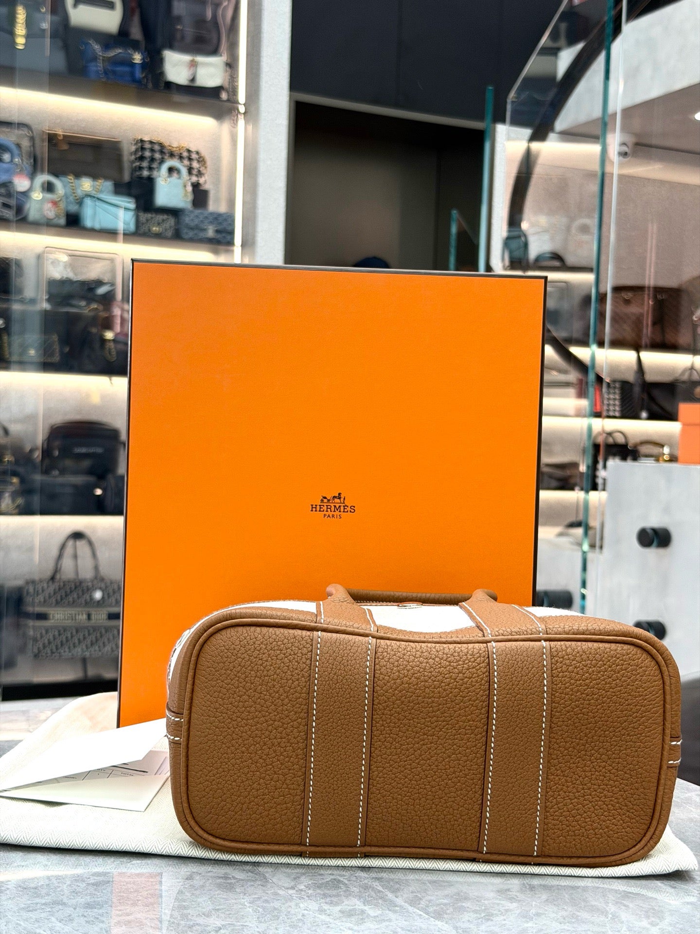 Hermès Gold Mini Garden Party (G stamp)