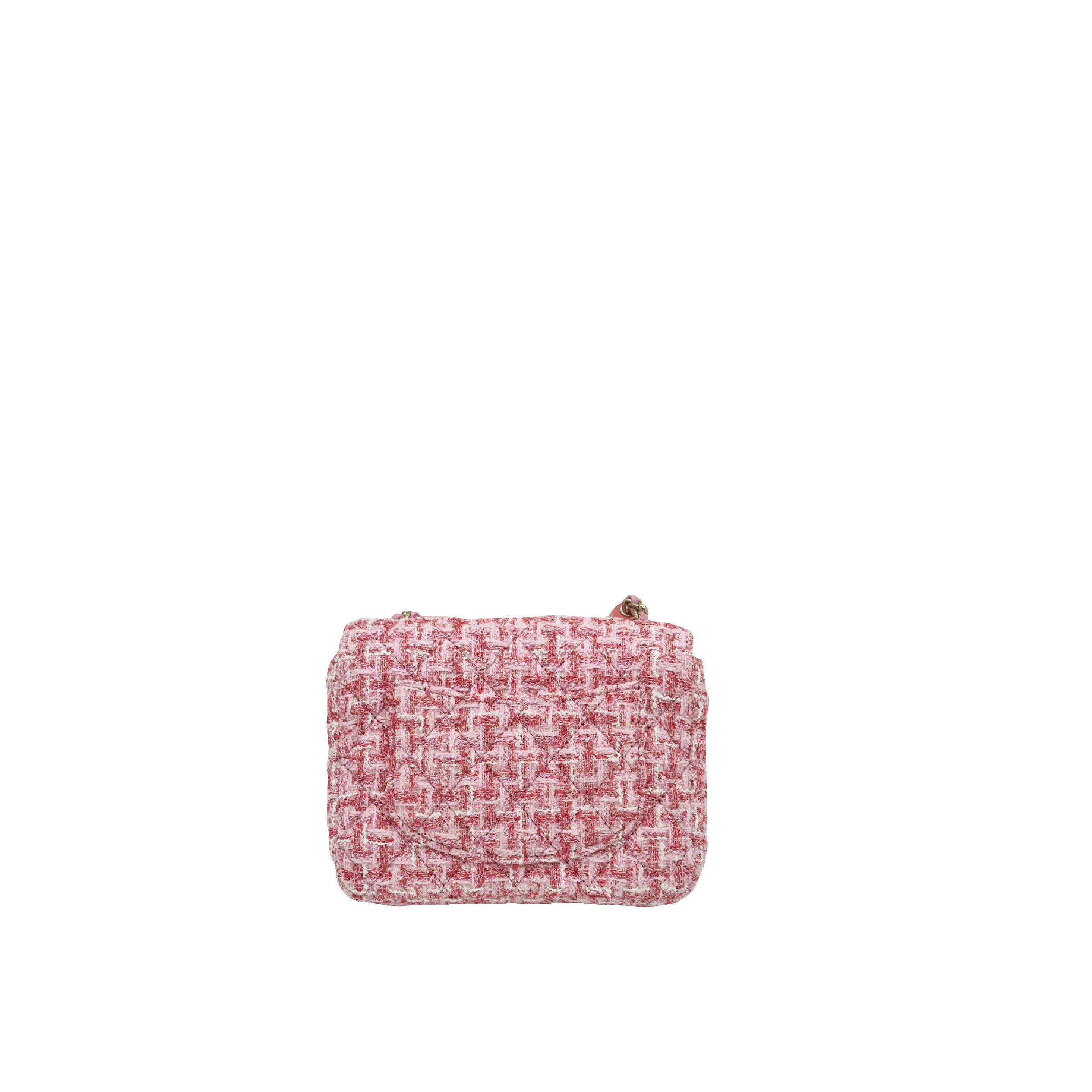 Chanel Pocket Tweed Square Flap Mini Bag
