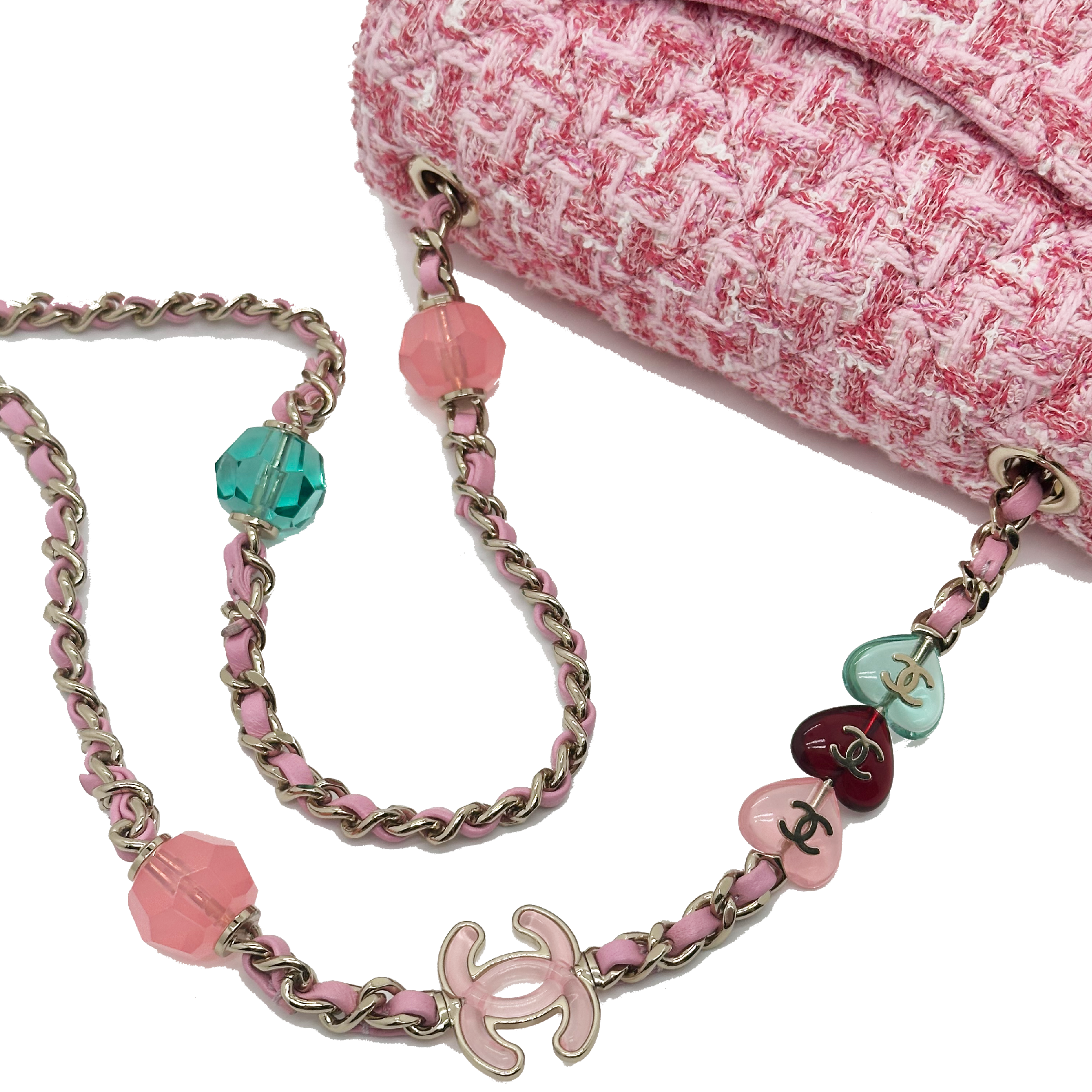 Chanel Pocket Tweed Square Flap Mini Bag