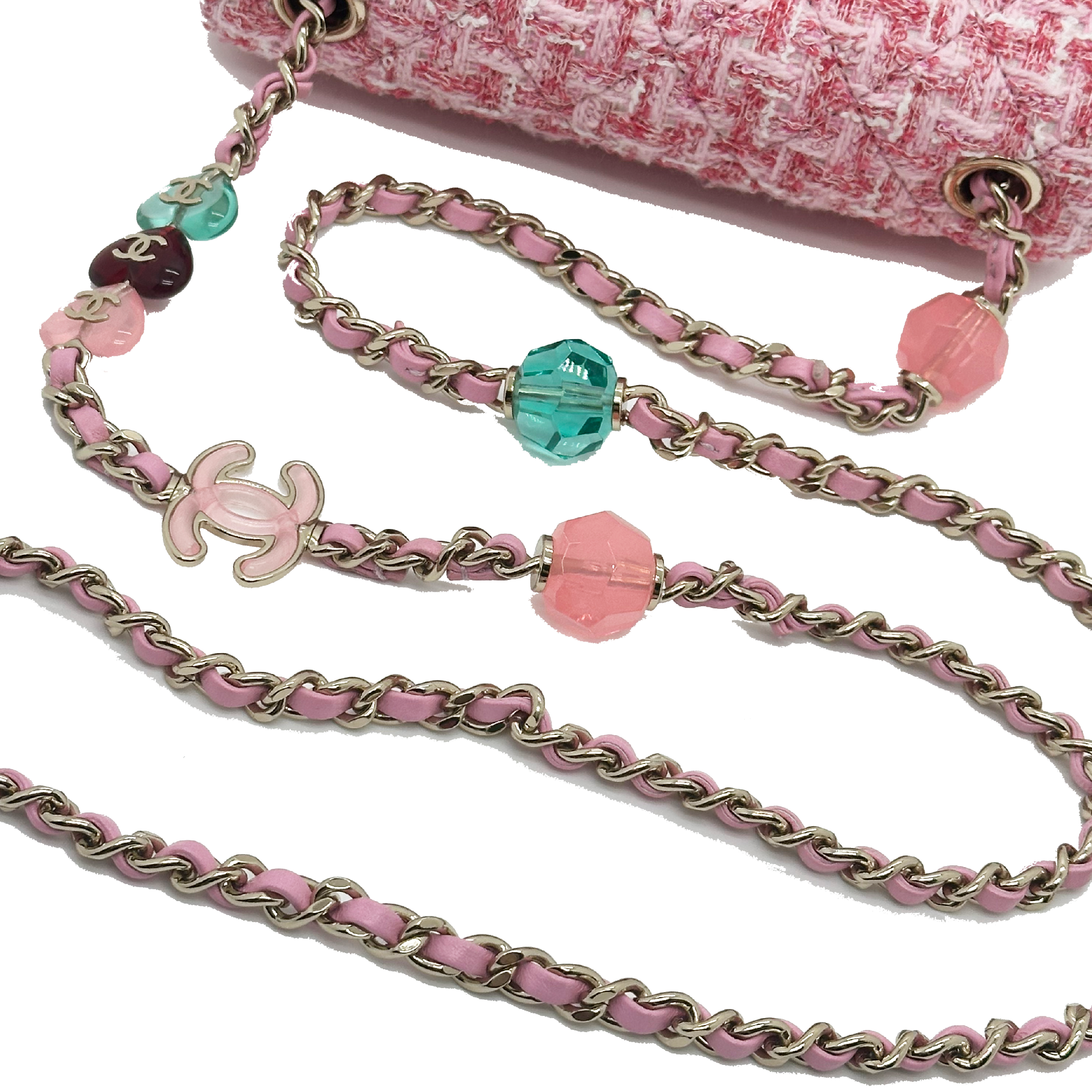 Chanel Pocket Tweed Square Flap Mini Bag