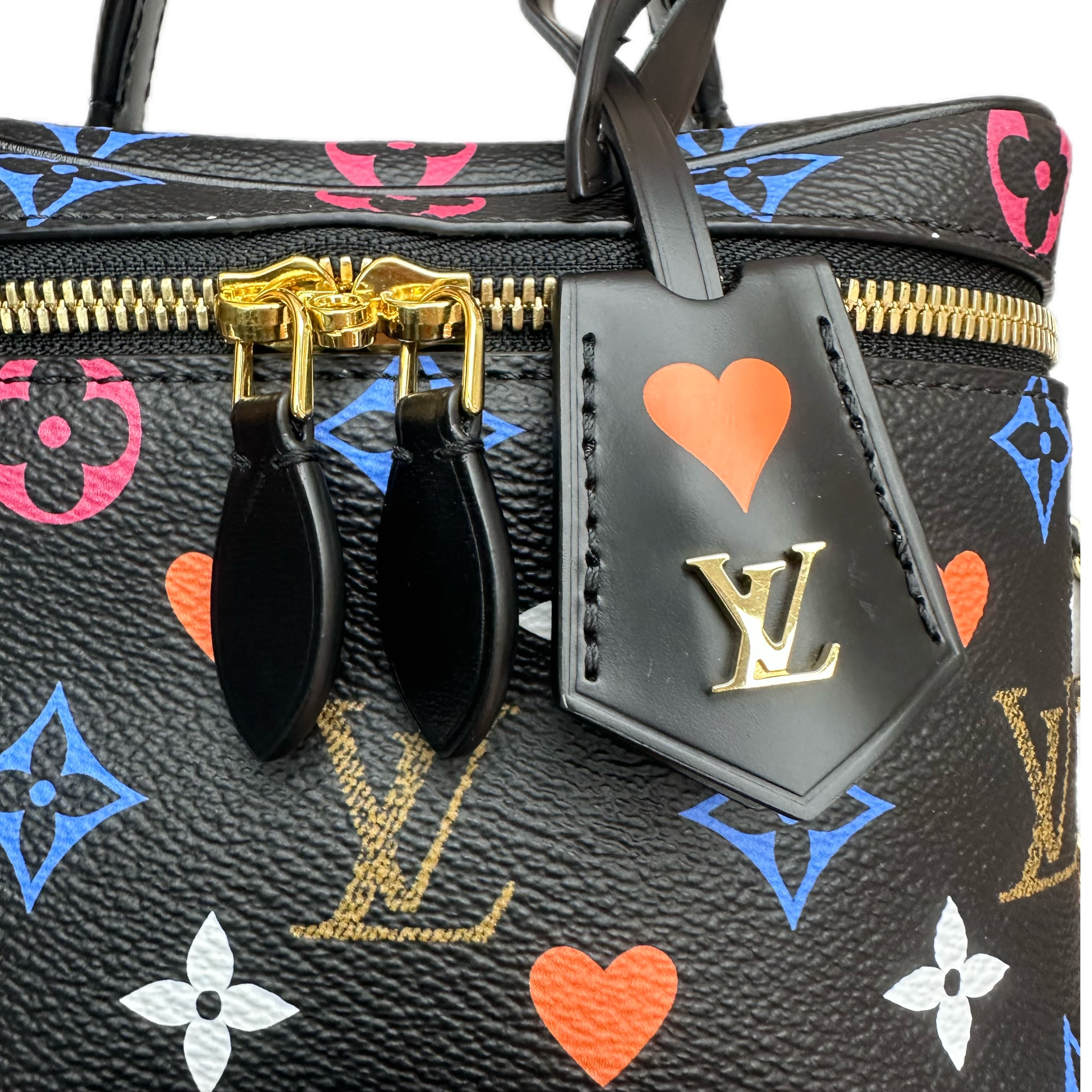 LOUIS VUITTON Vanity PM Monogram GHW (Black)