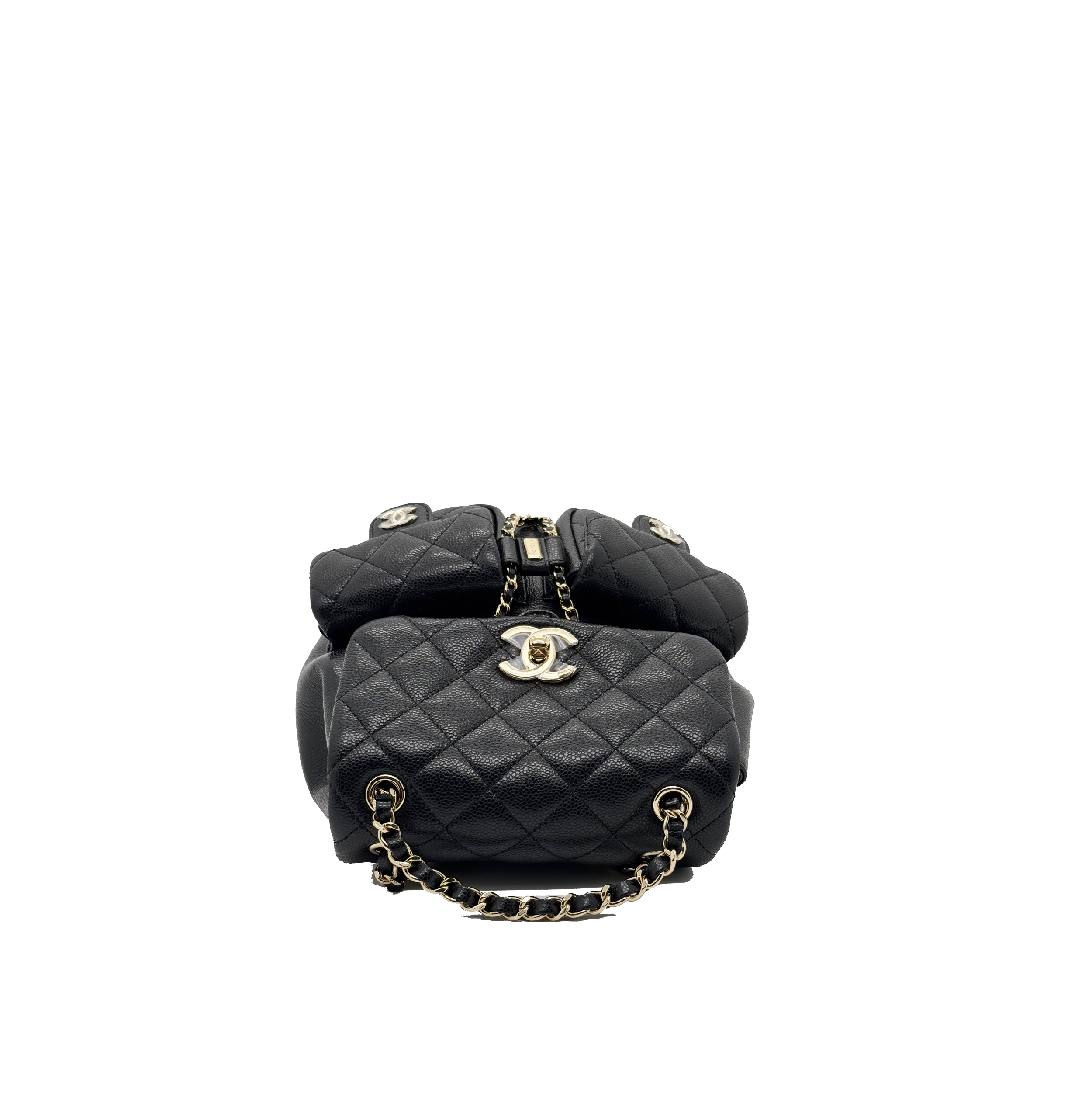 Chanel 23P Triple Pack Backpack Caviar Black LGHW (Microchip)