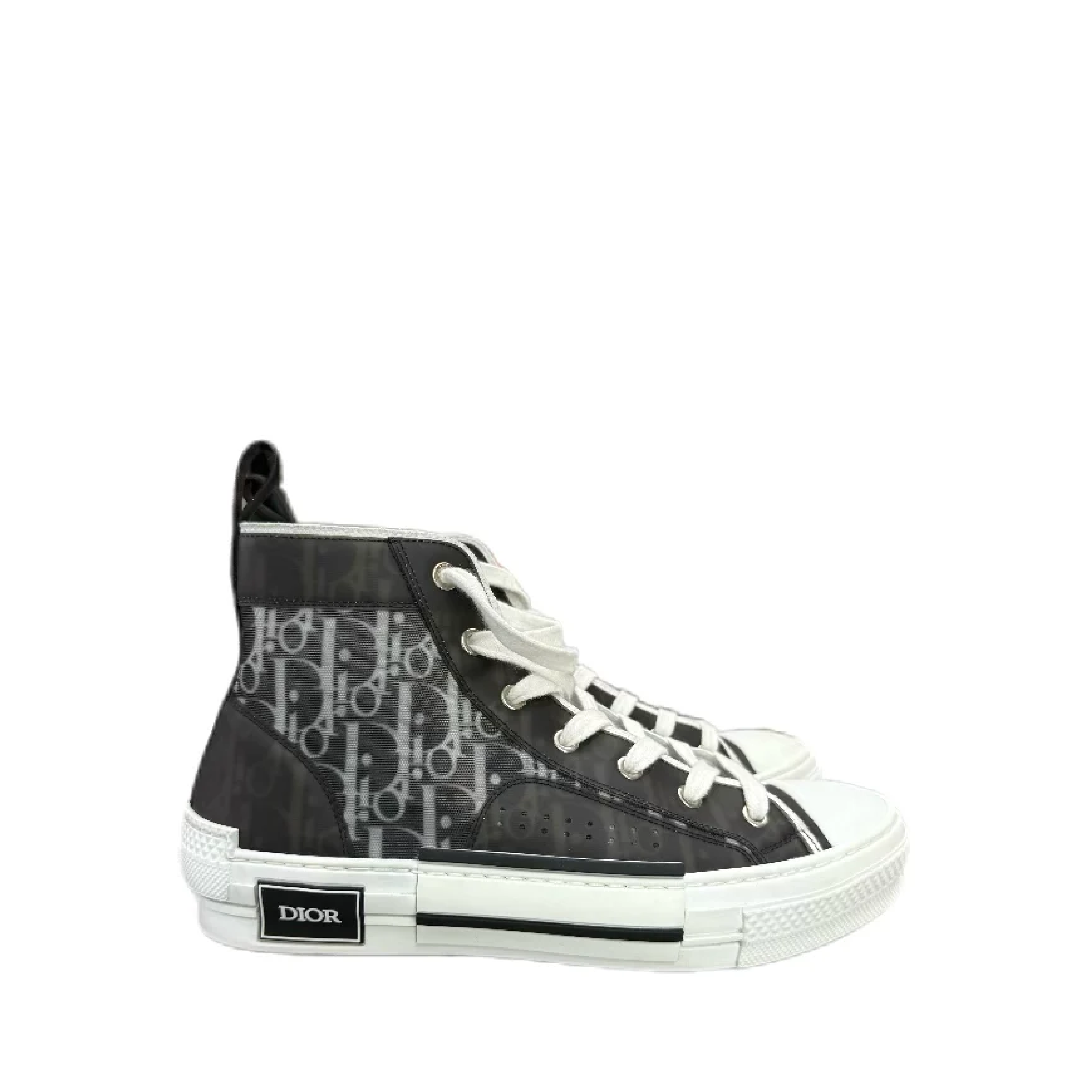 CHRISTIAN DIOR B23 High Top Sneakers cotton and rubber (Black) 40