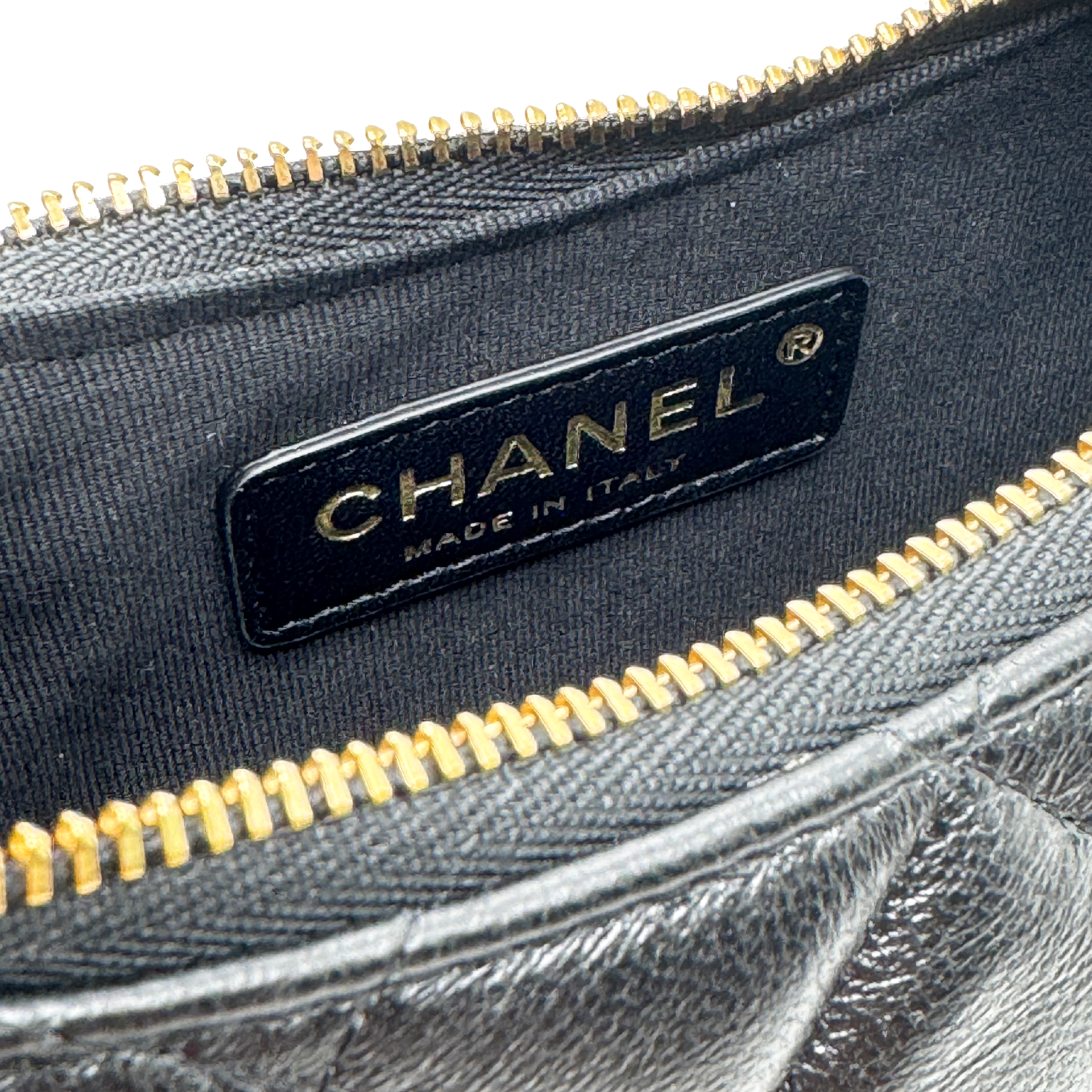 Chanel 2023 Small Hobo Bag Black Lambskin