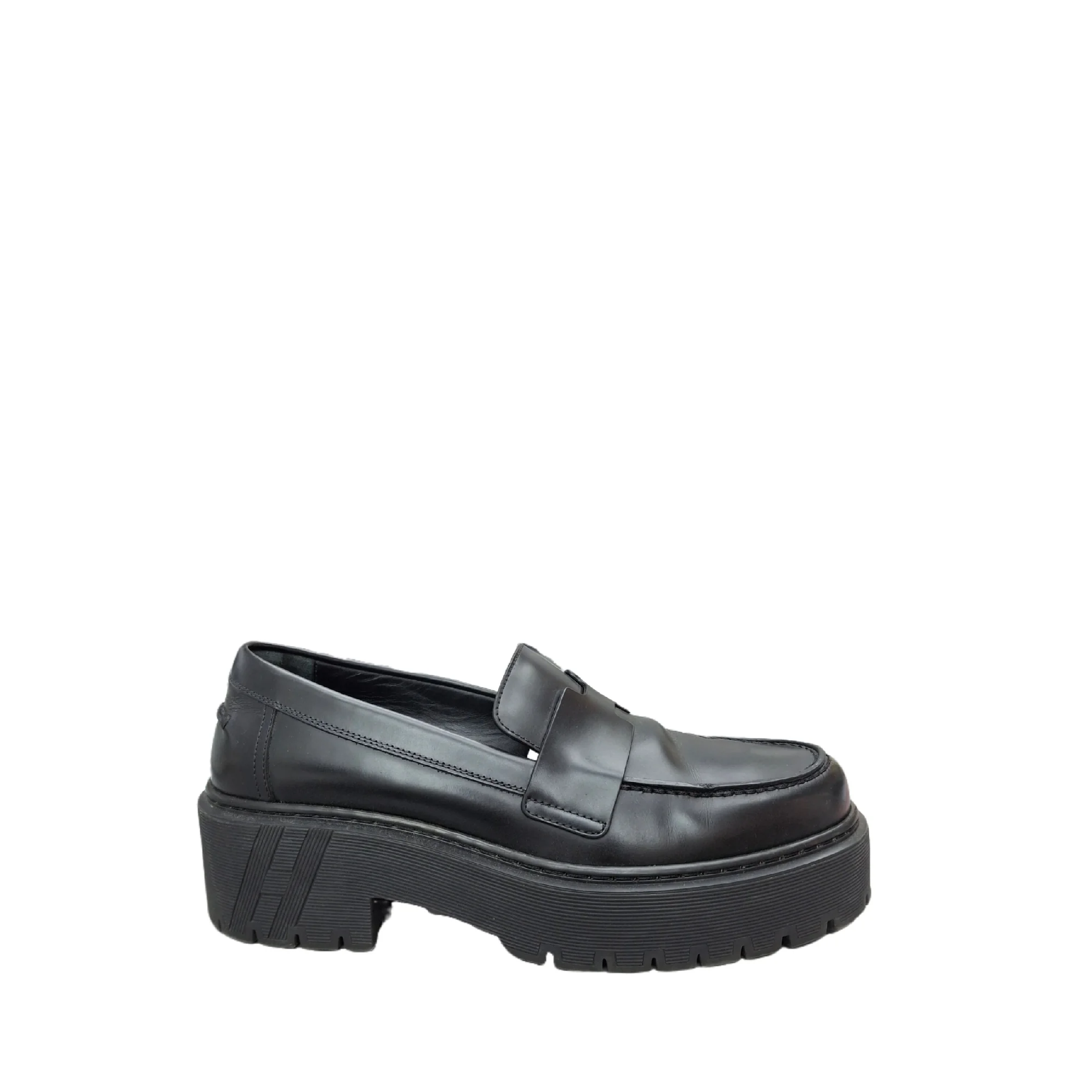 HERMÈS Hitch Loafer (Black) 37.5