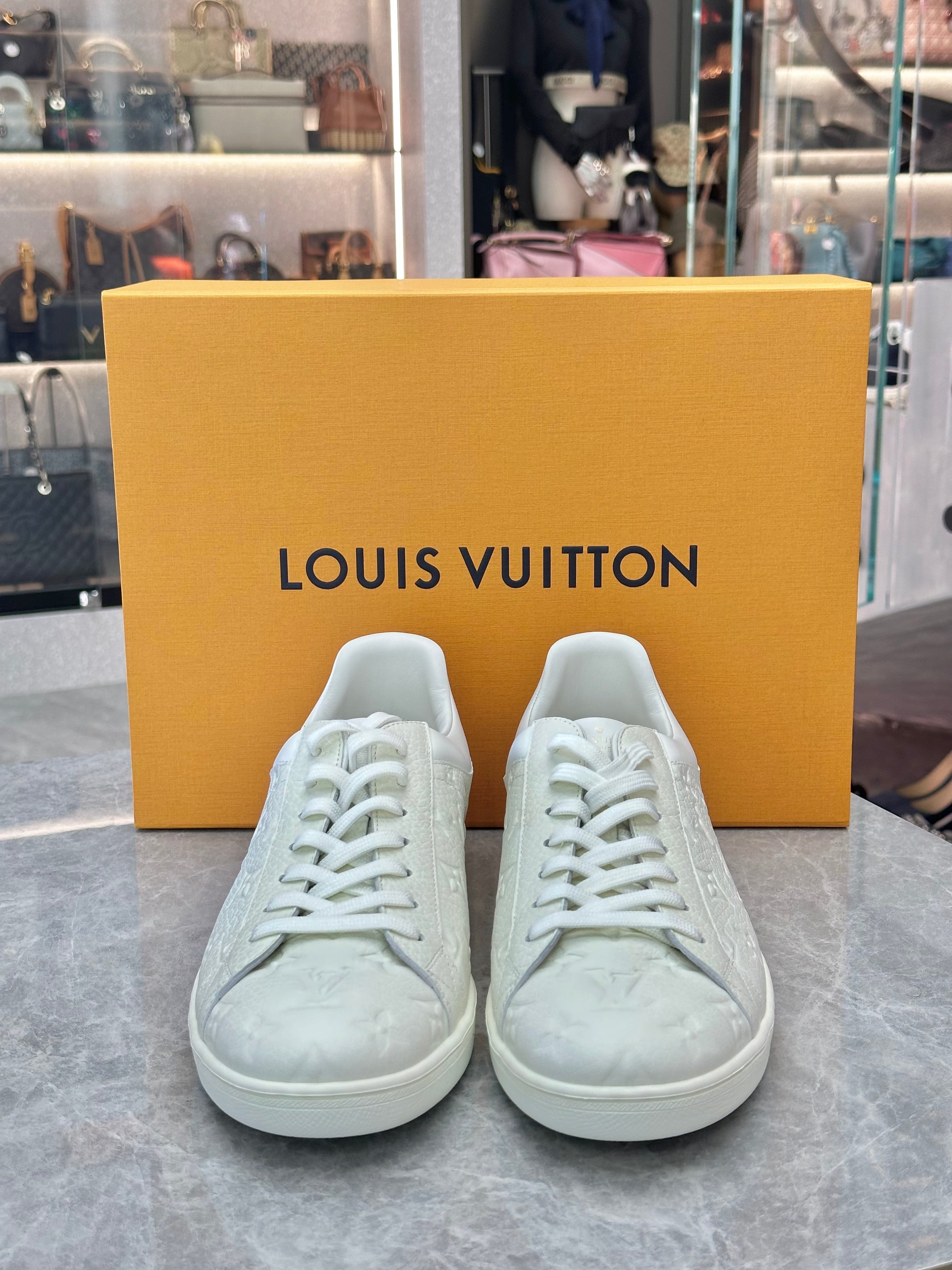 Louis Vuitton White Logo Sneakers