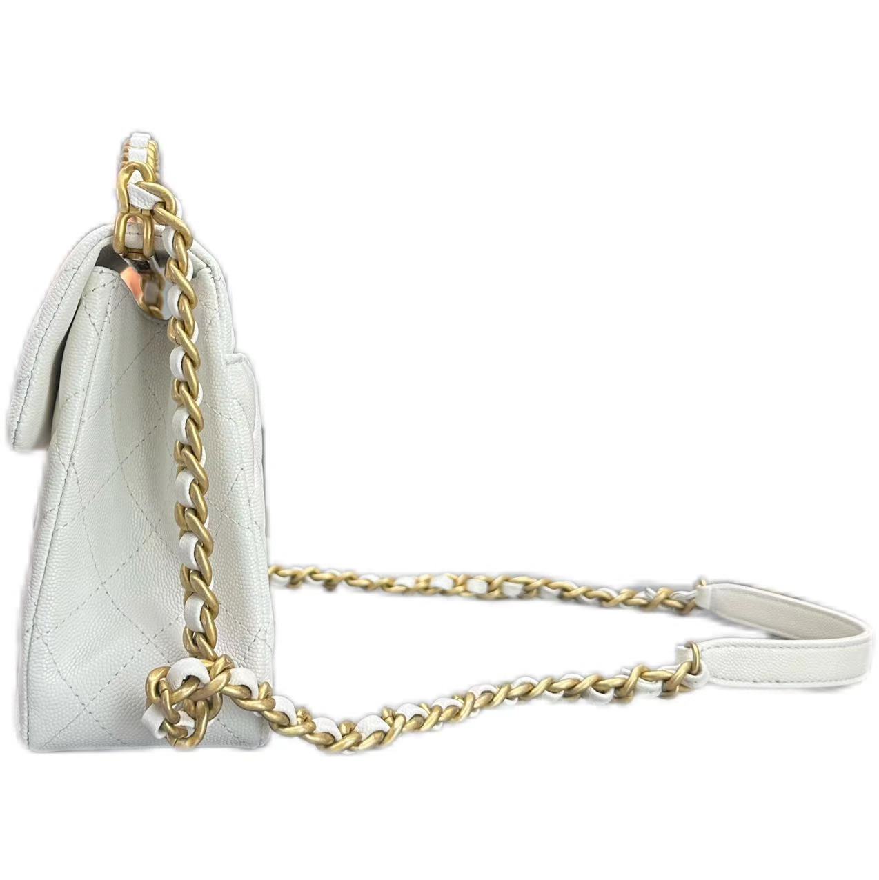 Chanel 24S 31 rue cambon handle bag calfskin (white)