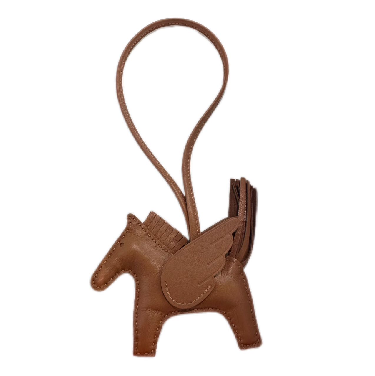 HERMÈS RODEO Pegase PM Bag Charm (Gold) B STAMP