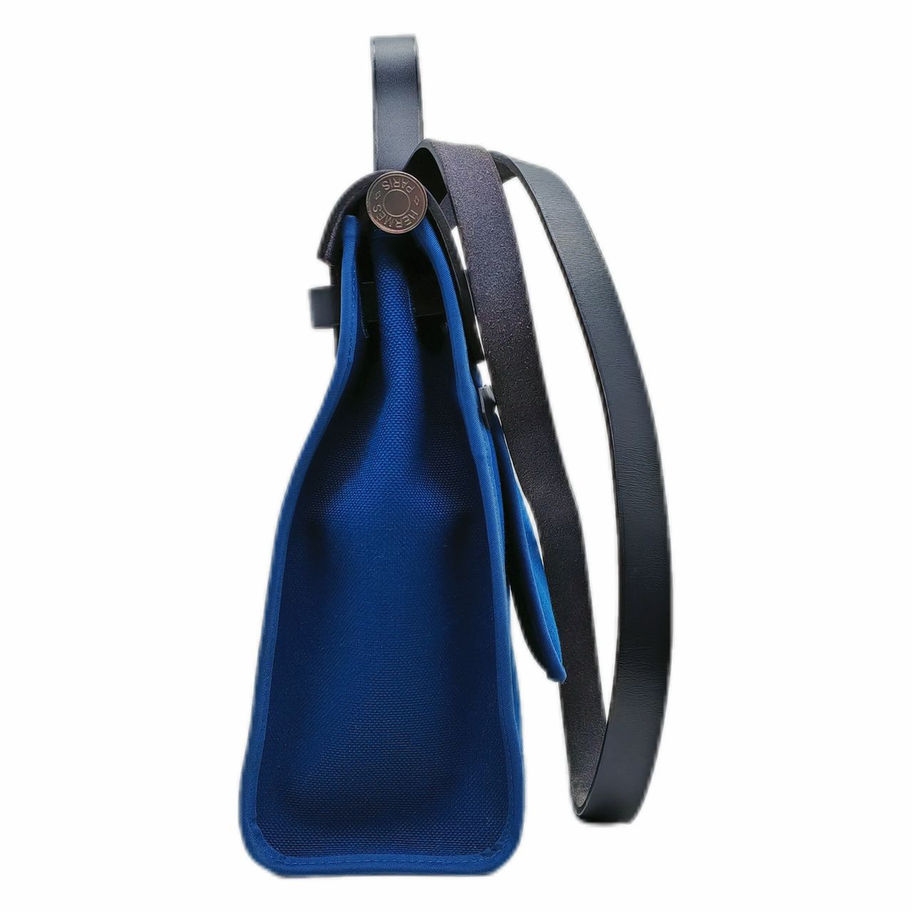 Hermès Herbag 31 SHW (Blue Indigo/ Deep Blue) Z Stamp