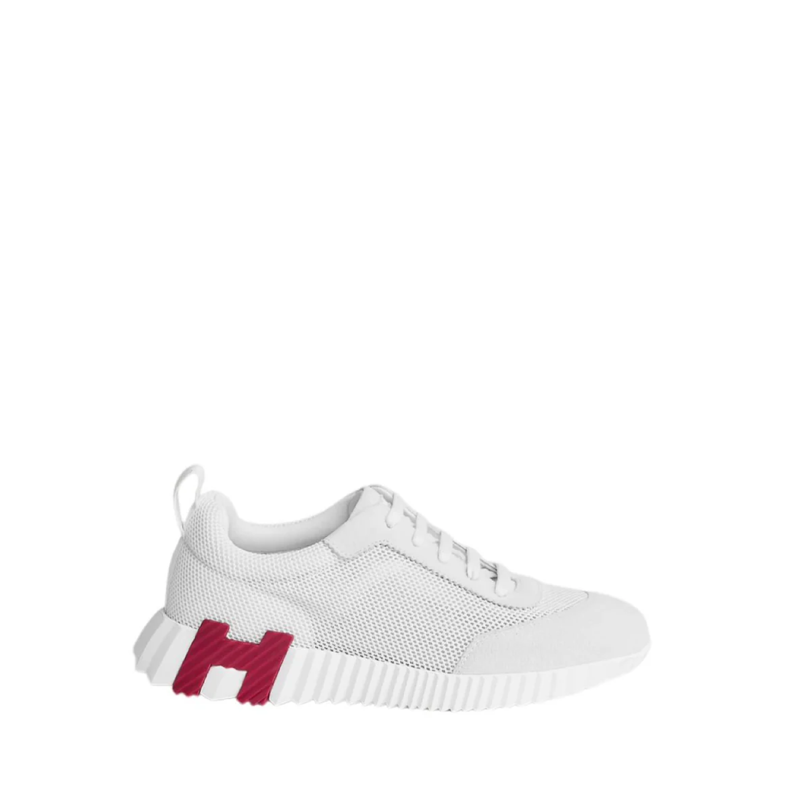 HERMÈS Bouncing Sneaker (White/Orange/Rouge) 38
