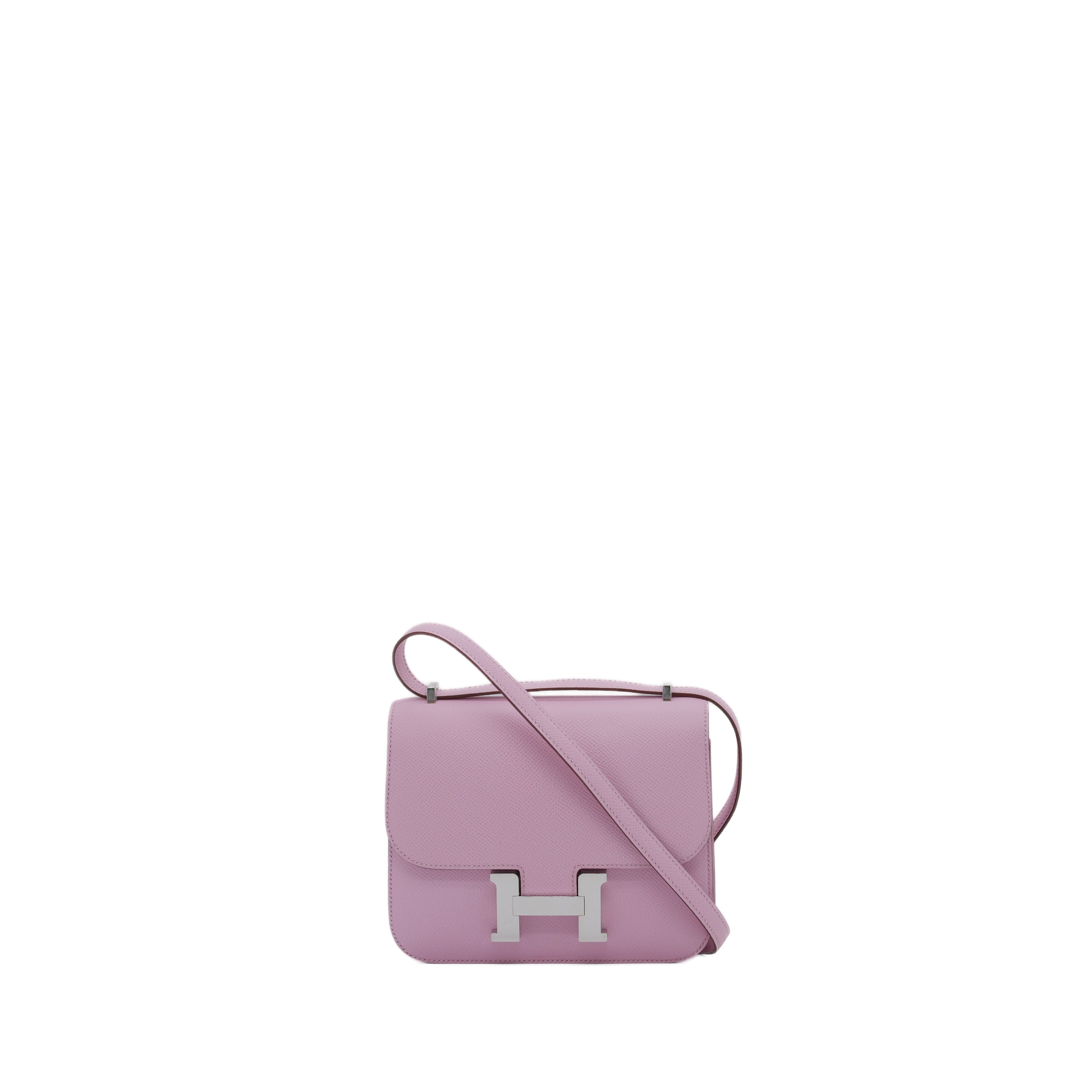 Hermès Constance III Mini Bag GHW Epsom Leather (Rose Sakura) D Stamp