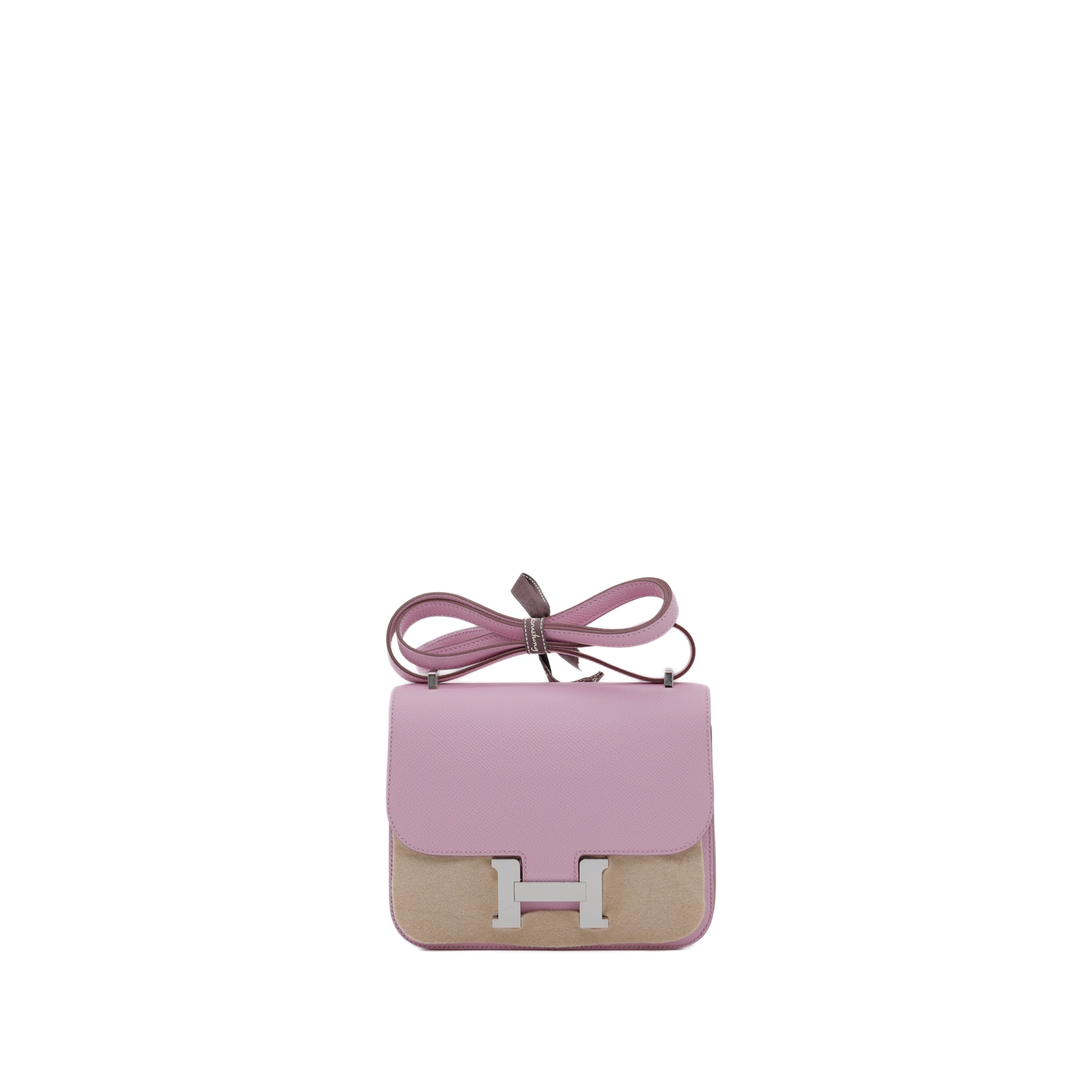 Hermès Constance III Mini Bag GHW Epsom Leather (Rose Sakura) D Stamp