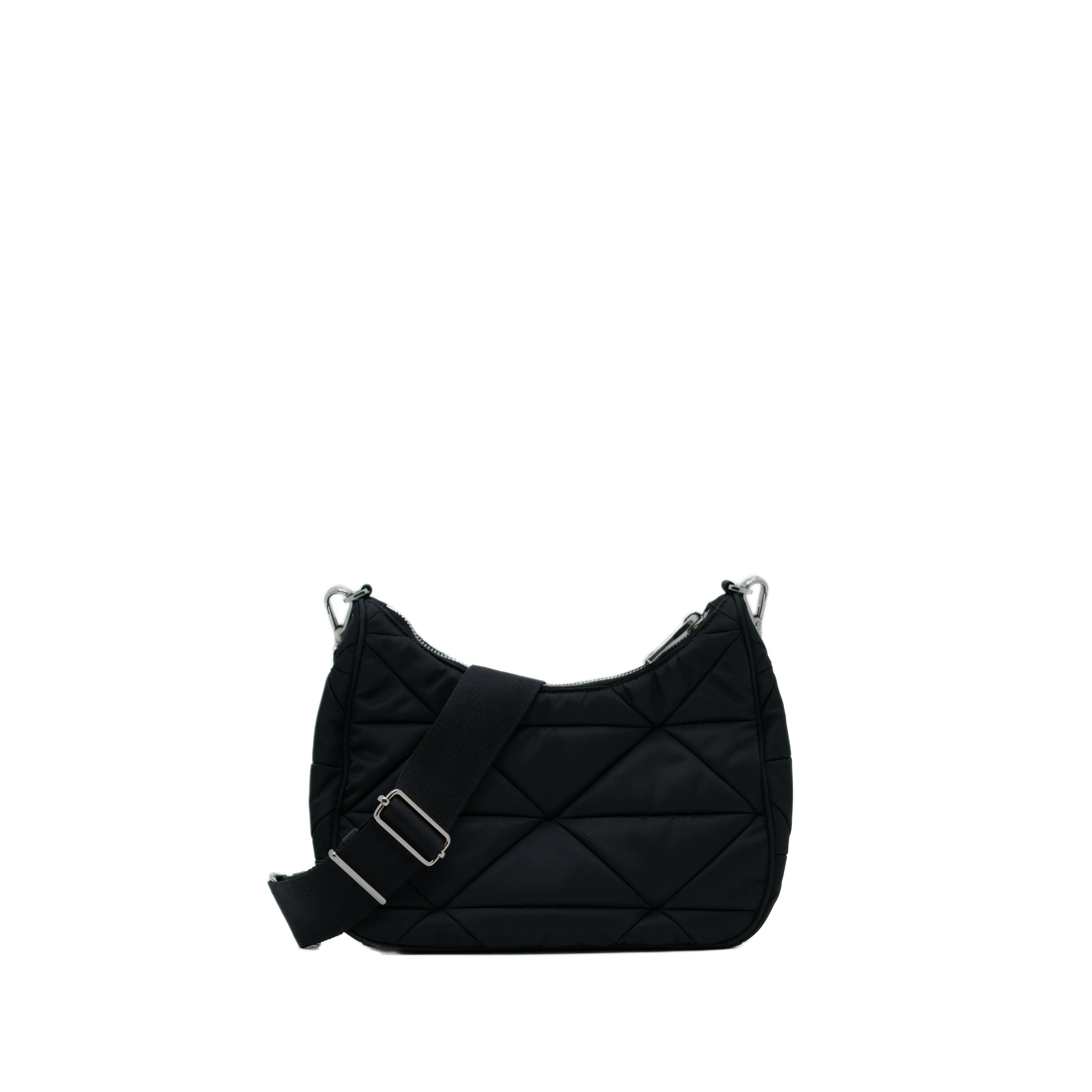 prada Re-edition Padded Patchwork Shoulder Bag (Black)