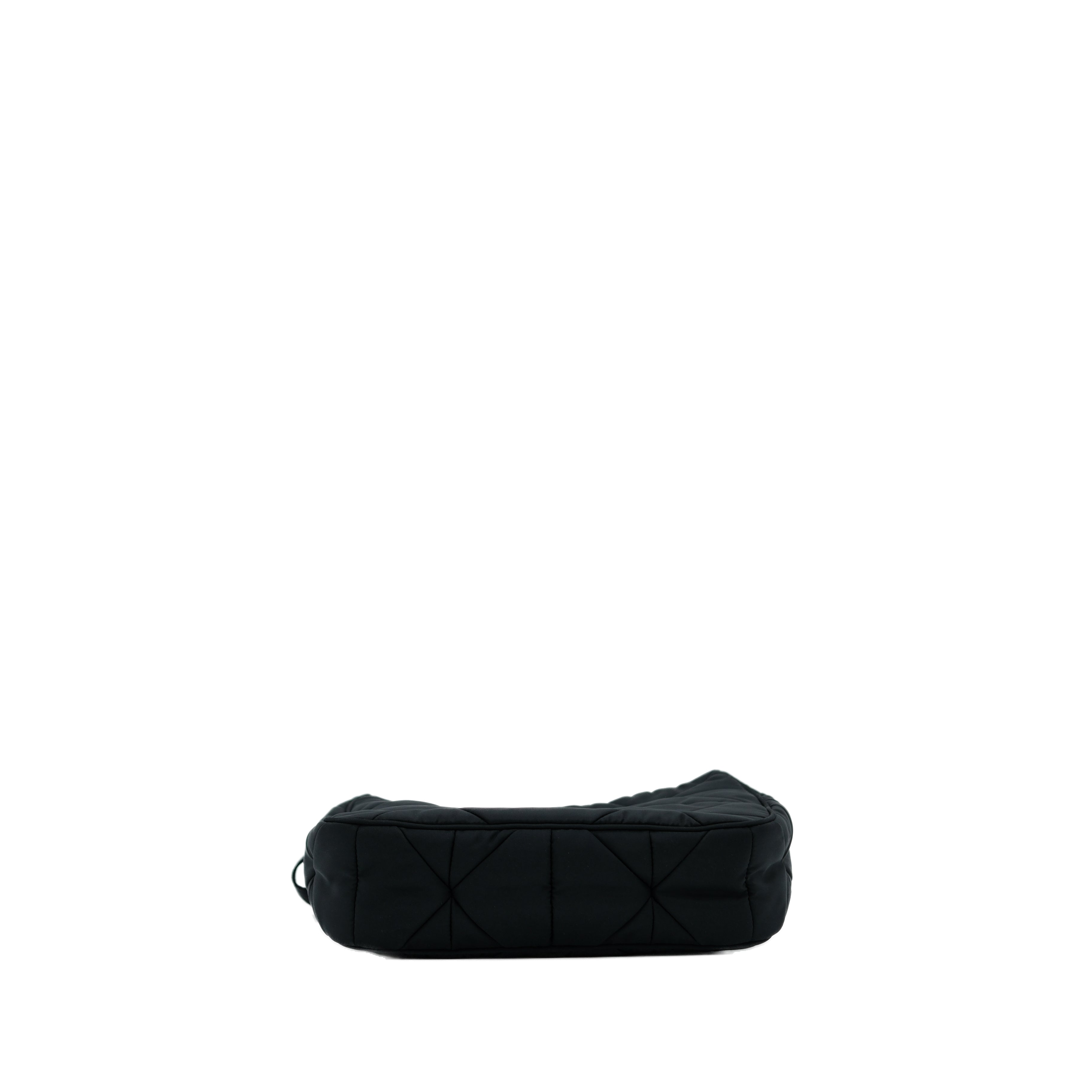 prada Re-edition Padded Patchwork Shoulder Bag (Black)