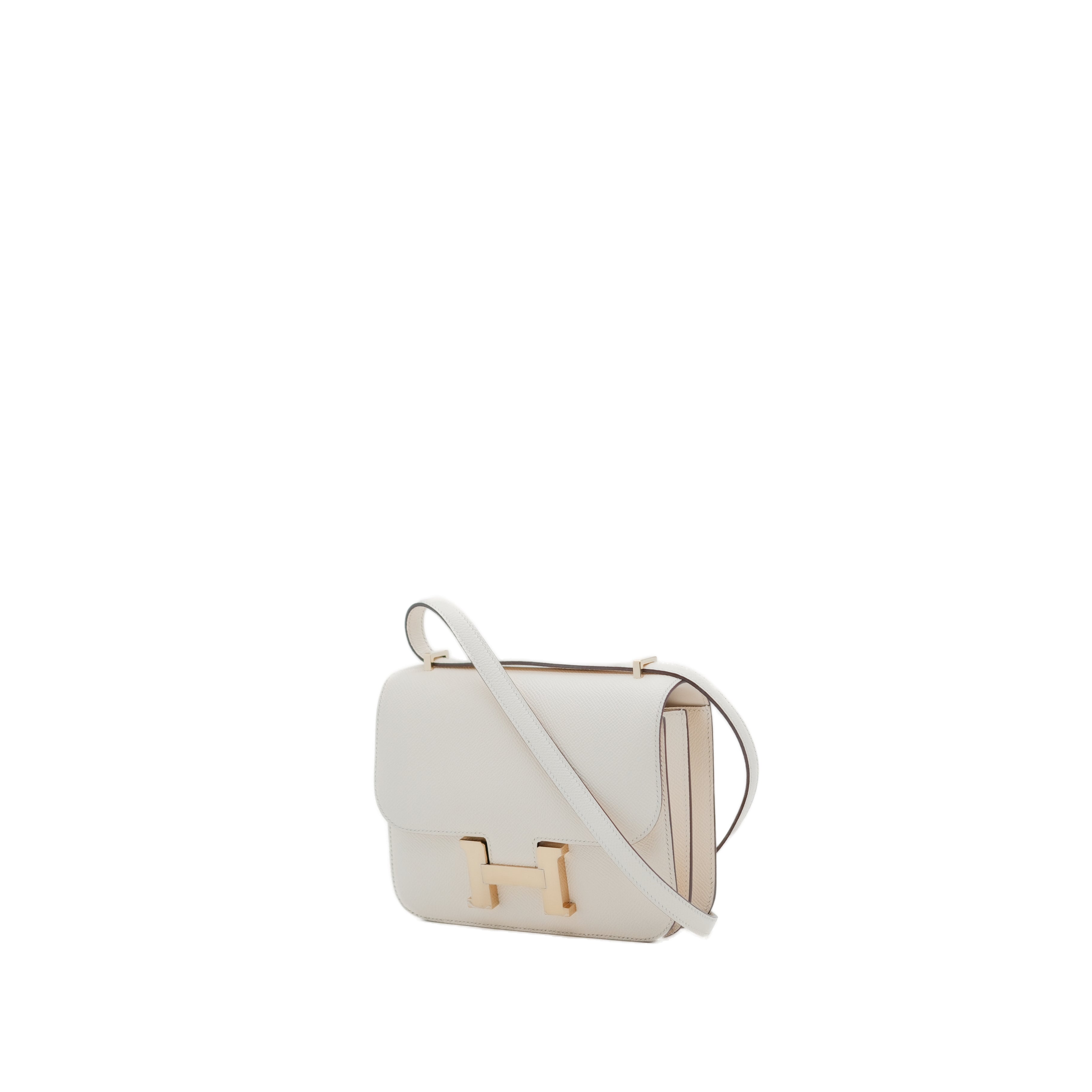 Hermès Constance III Mini Bag GHW Craie (Nata Cream) B Stamp, nearly new