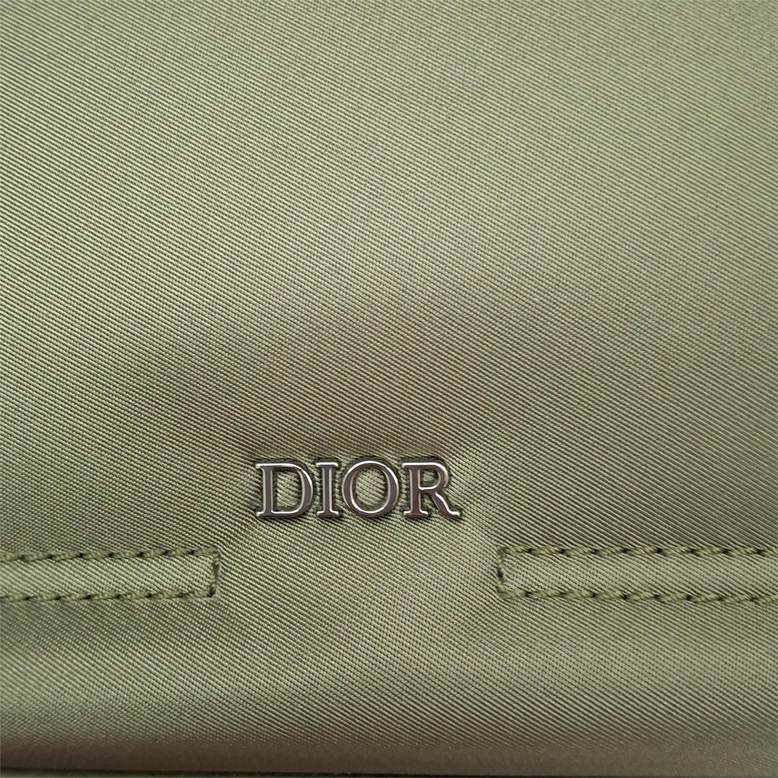 CHRISTIAN DIOR x Sacai 2021 Saddle Tote Satchel (Green)