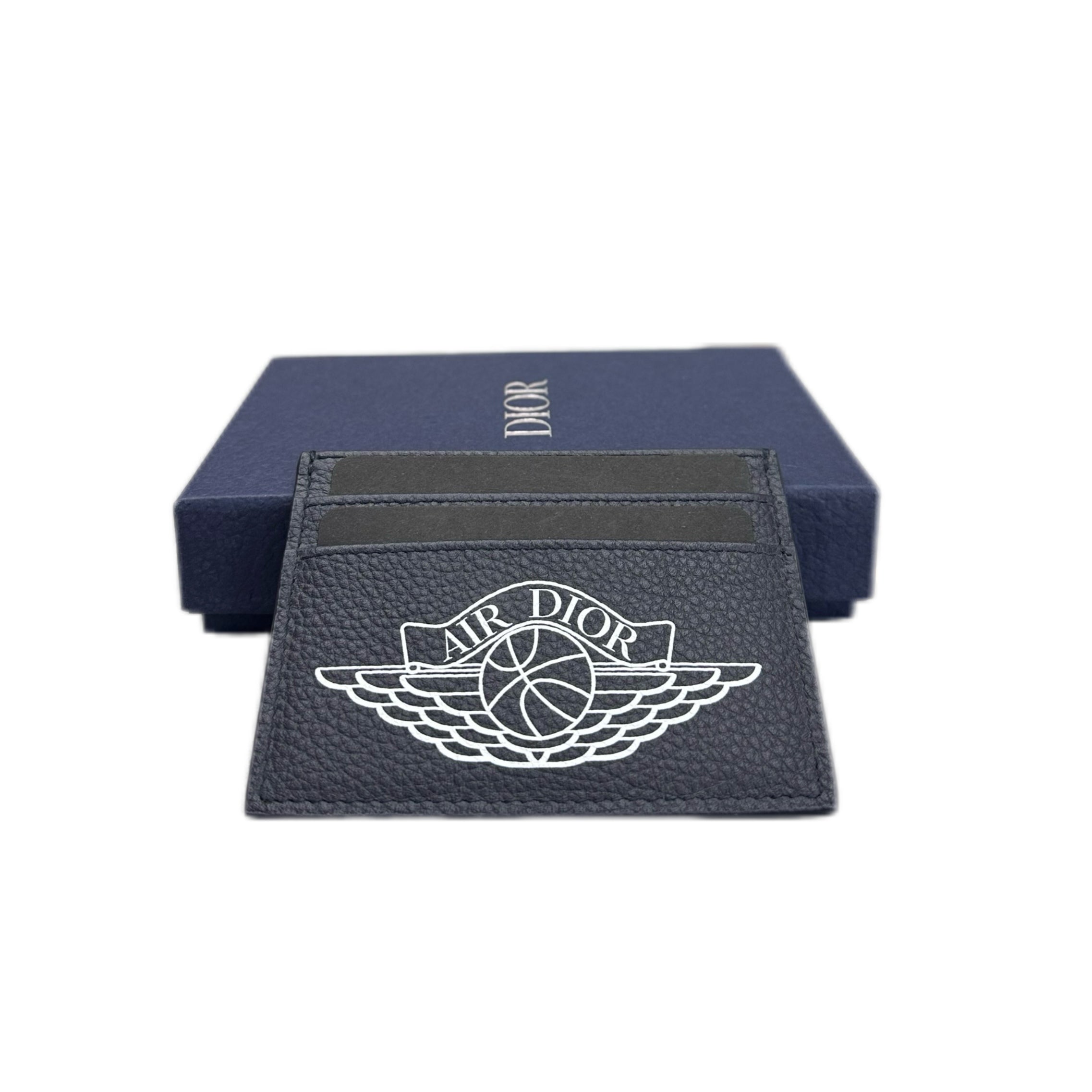 CHRISTIAN DIOR × Nike Jordan 2020 Wings Card Holder (Navy)