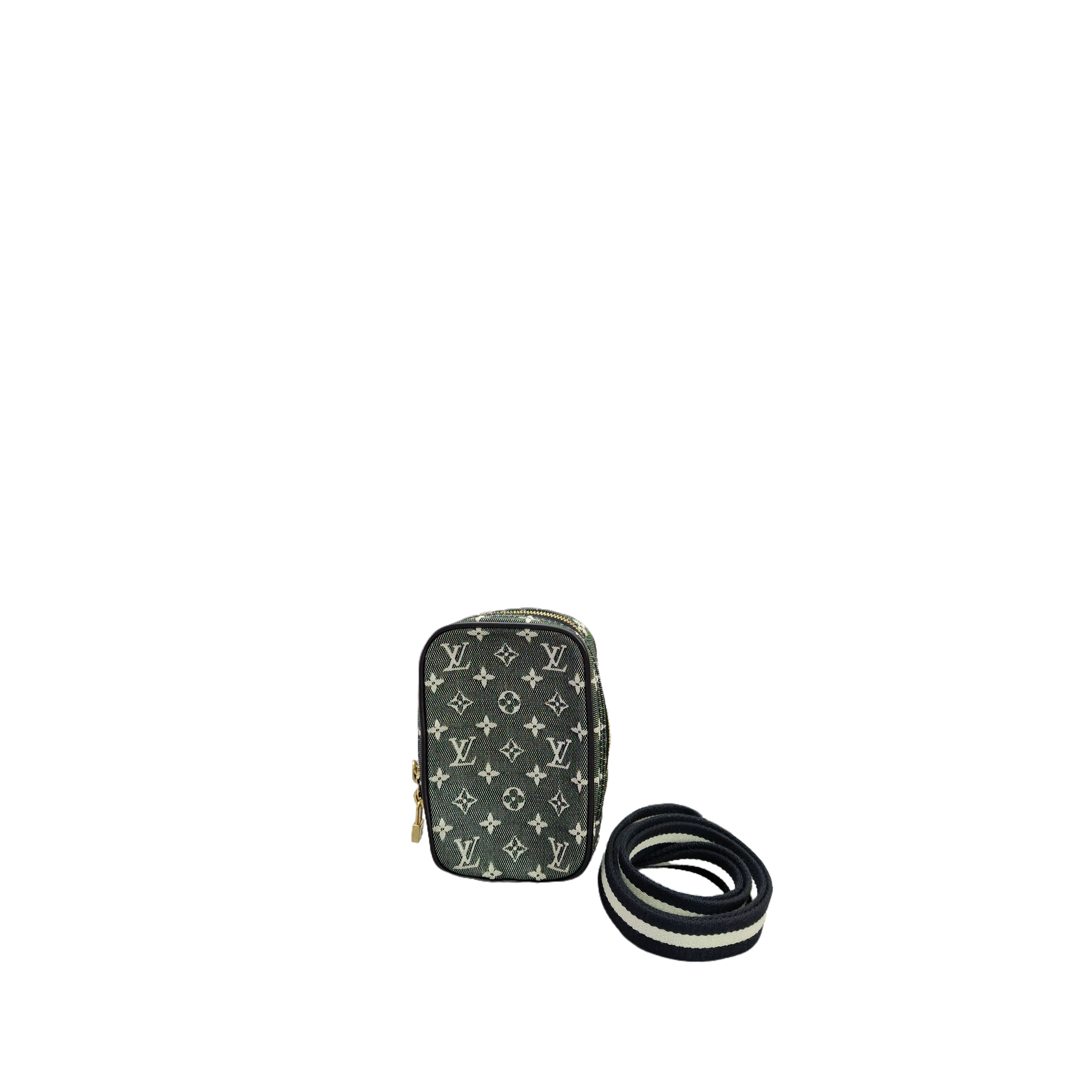 Louis Vuitton Monogram Mini Pochette Camera Bag (Black)
