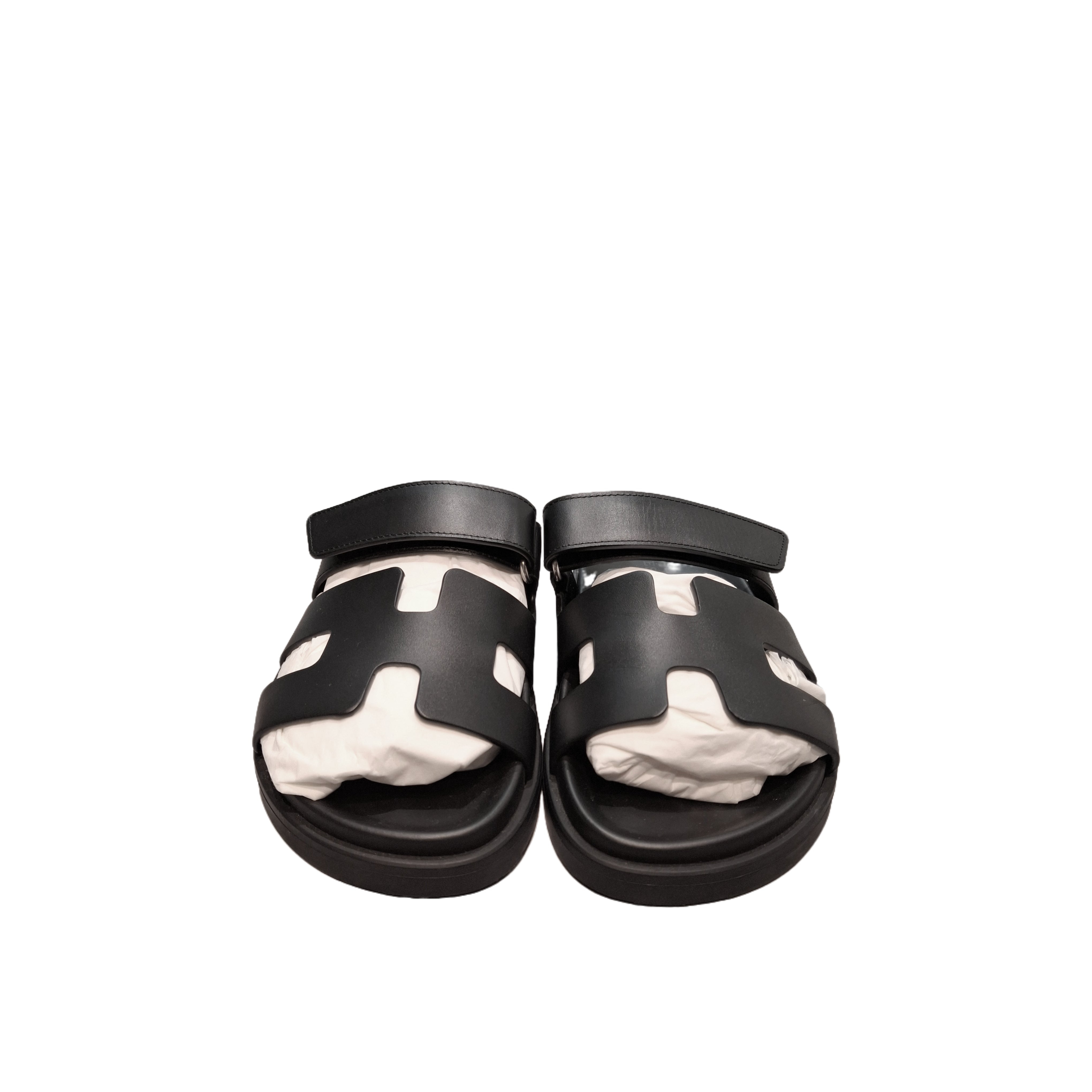 HERMÈS Chypre sandal (Black) 35