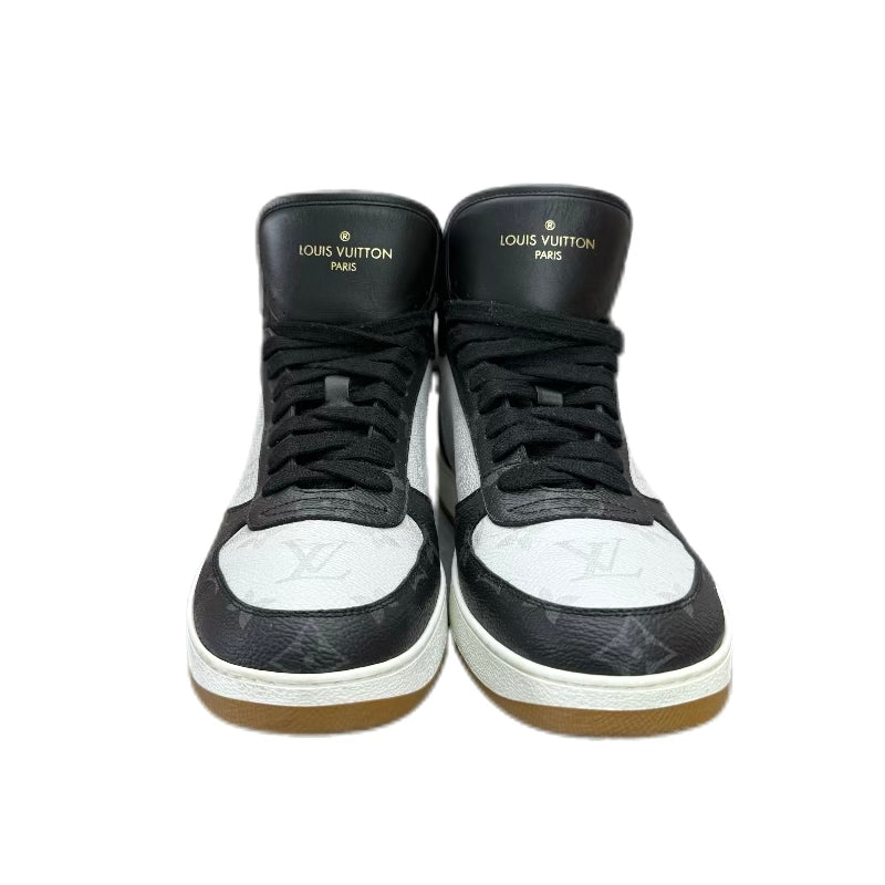 LOUIS VUITTON High Top Sneakers Calfskin Monogram 36