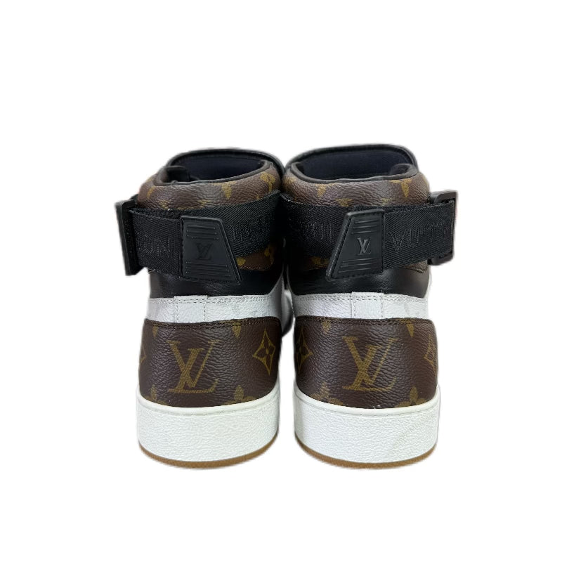 LOUIS VUITTON High Top Sneakers Calfskin Monogram 36