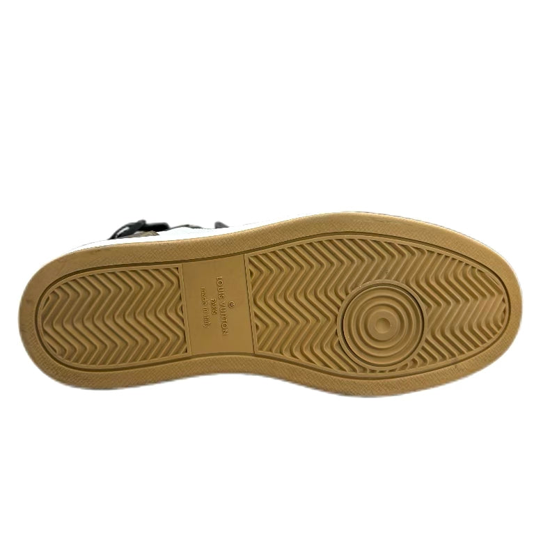 LOUIS VUITTON High Top Sneakers Calfskin Monogram 36