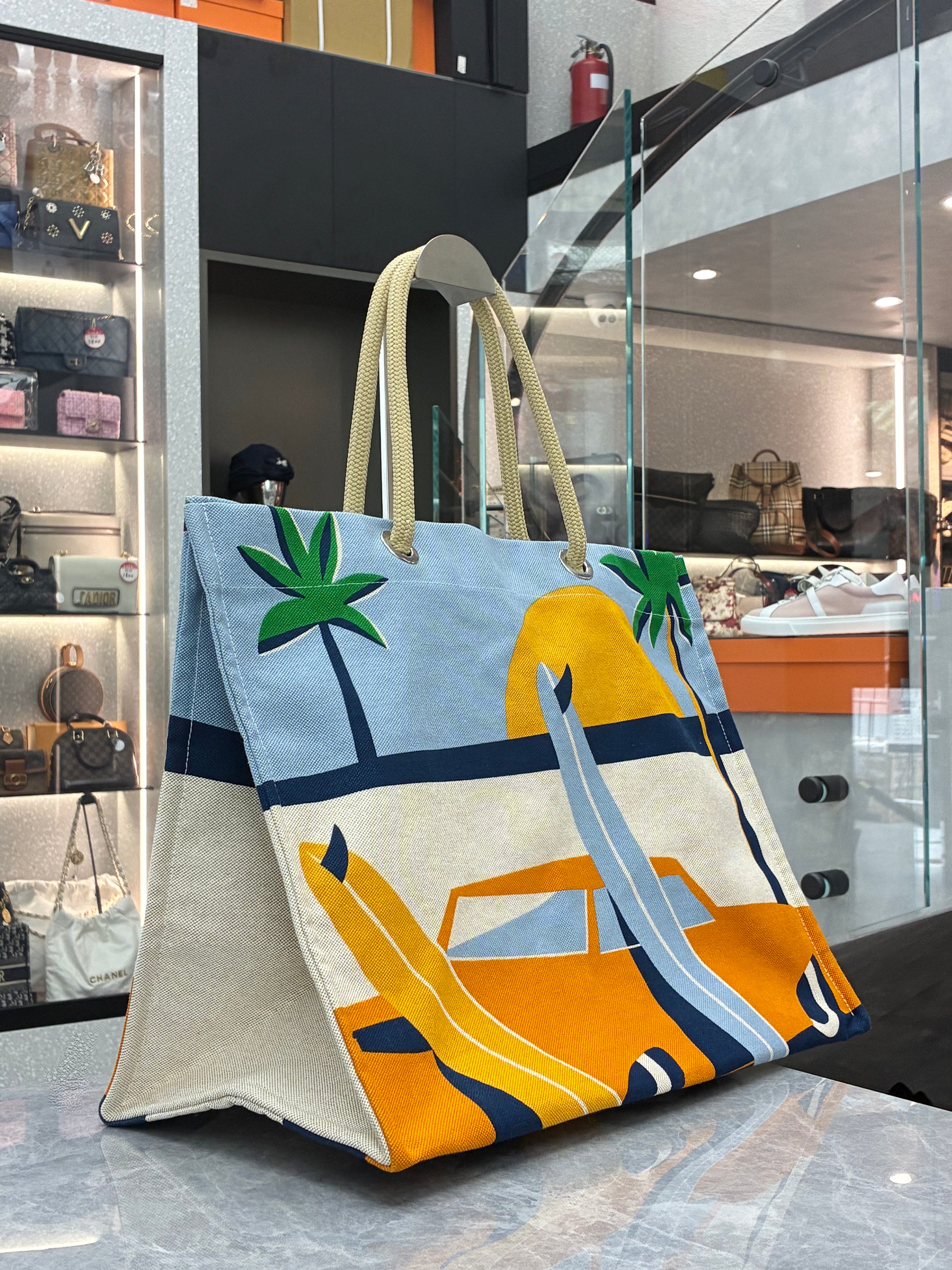 Hermès Apres La Vague Beach Bag