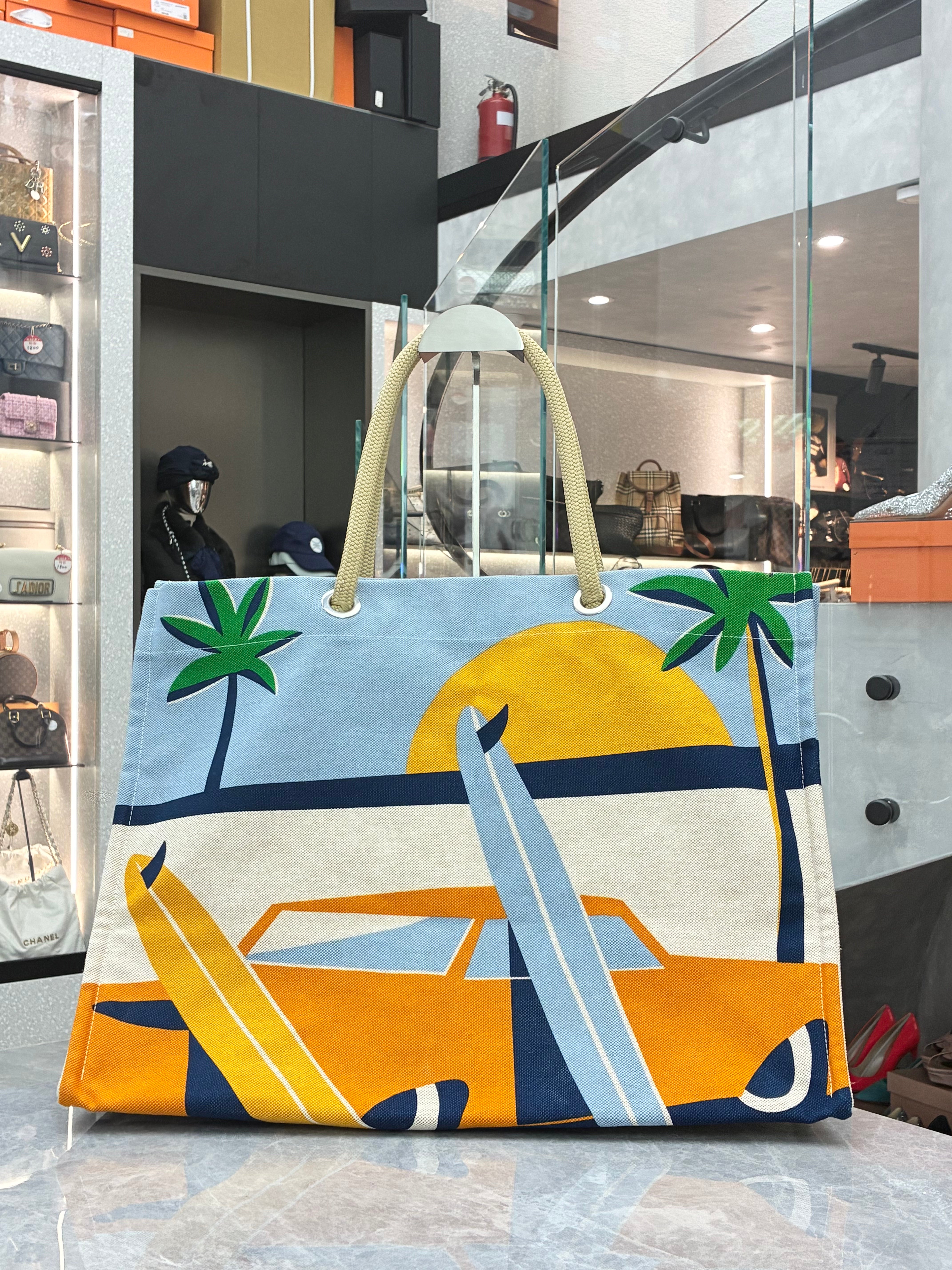 Hermès Apres La Vague Beach Bag
