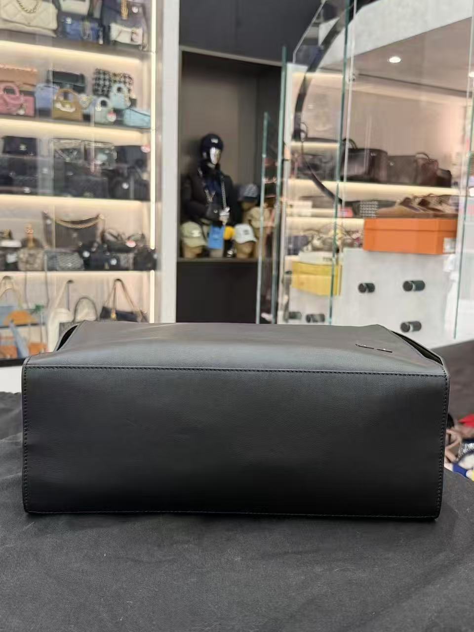 Fendi Lui briefcase in black leather