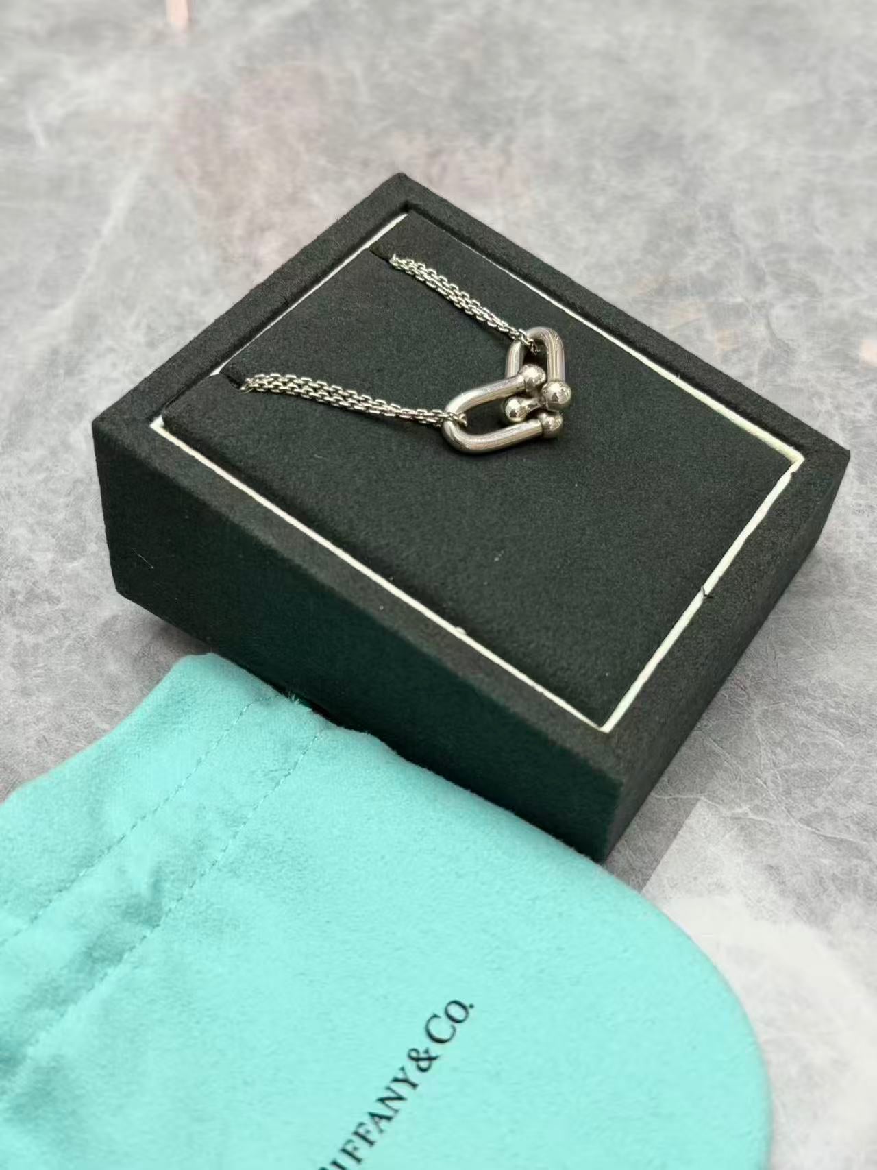 Tiffany & Co. HardWear Double Link pendant necklace crafted in sterling silver