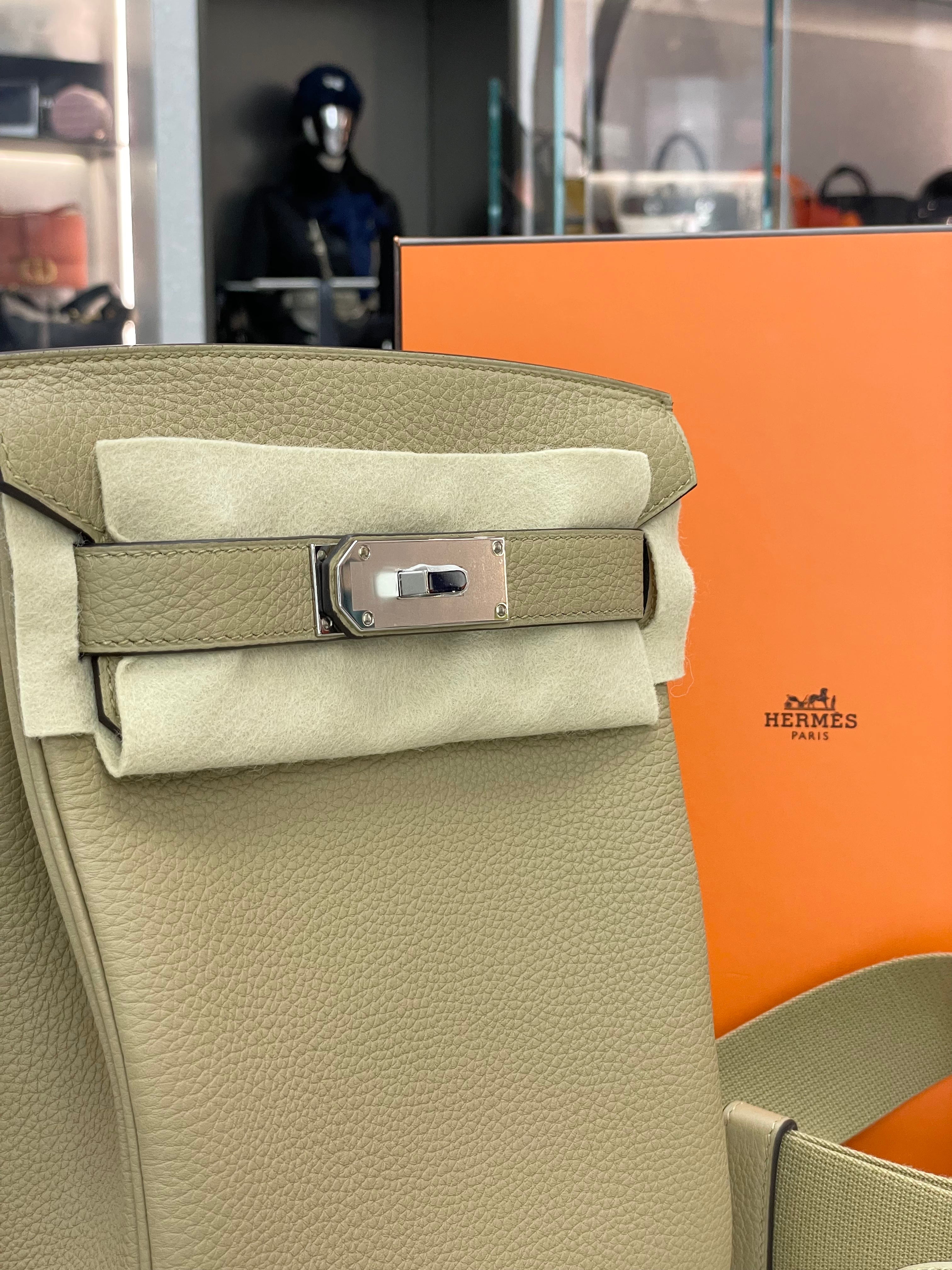Hermes Hac a Dos Backpack PHW K Stamp