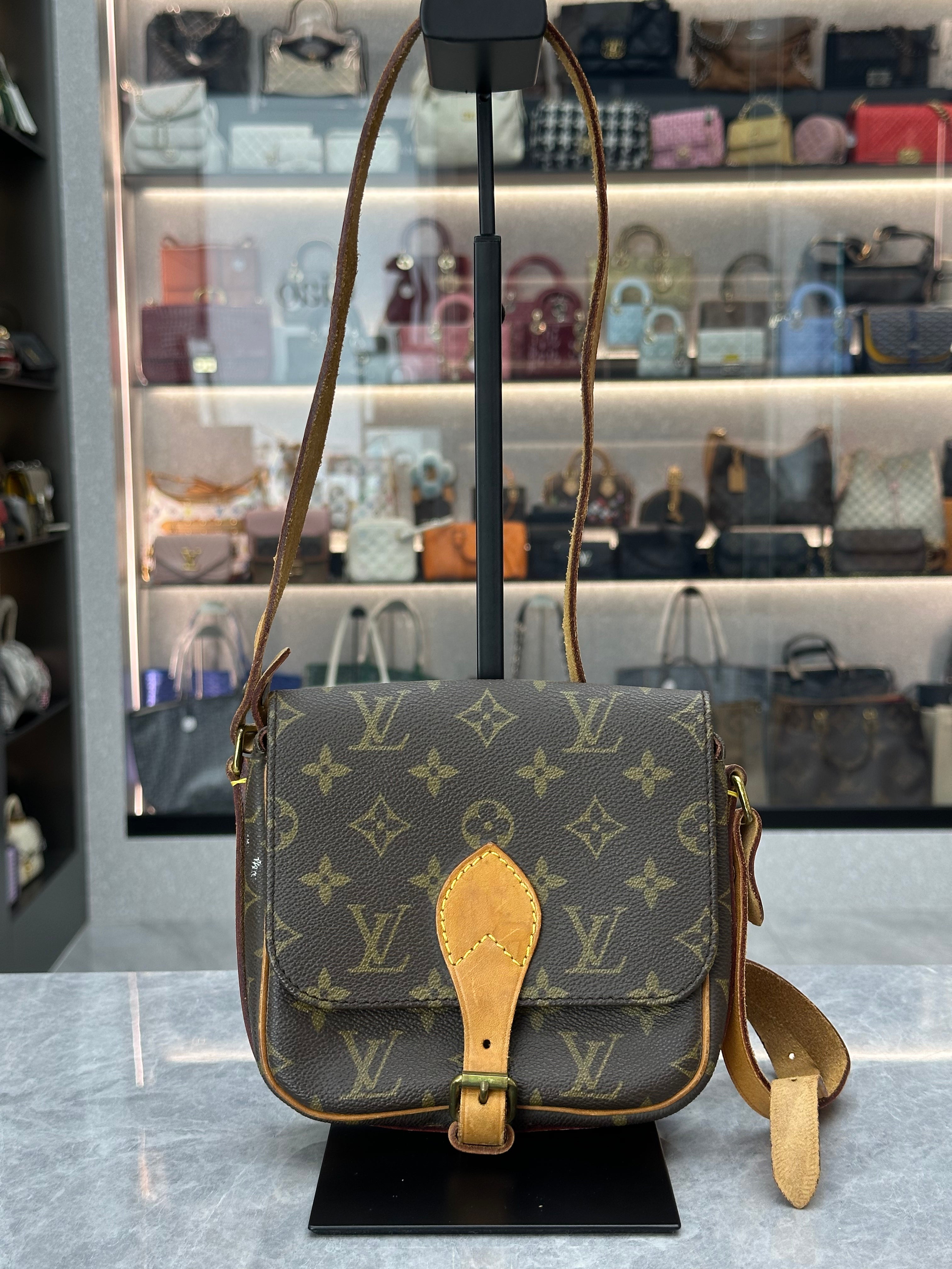 Louis Vuitton Cartouchière cloth crossbody bag (vintage)