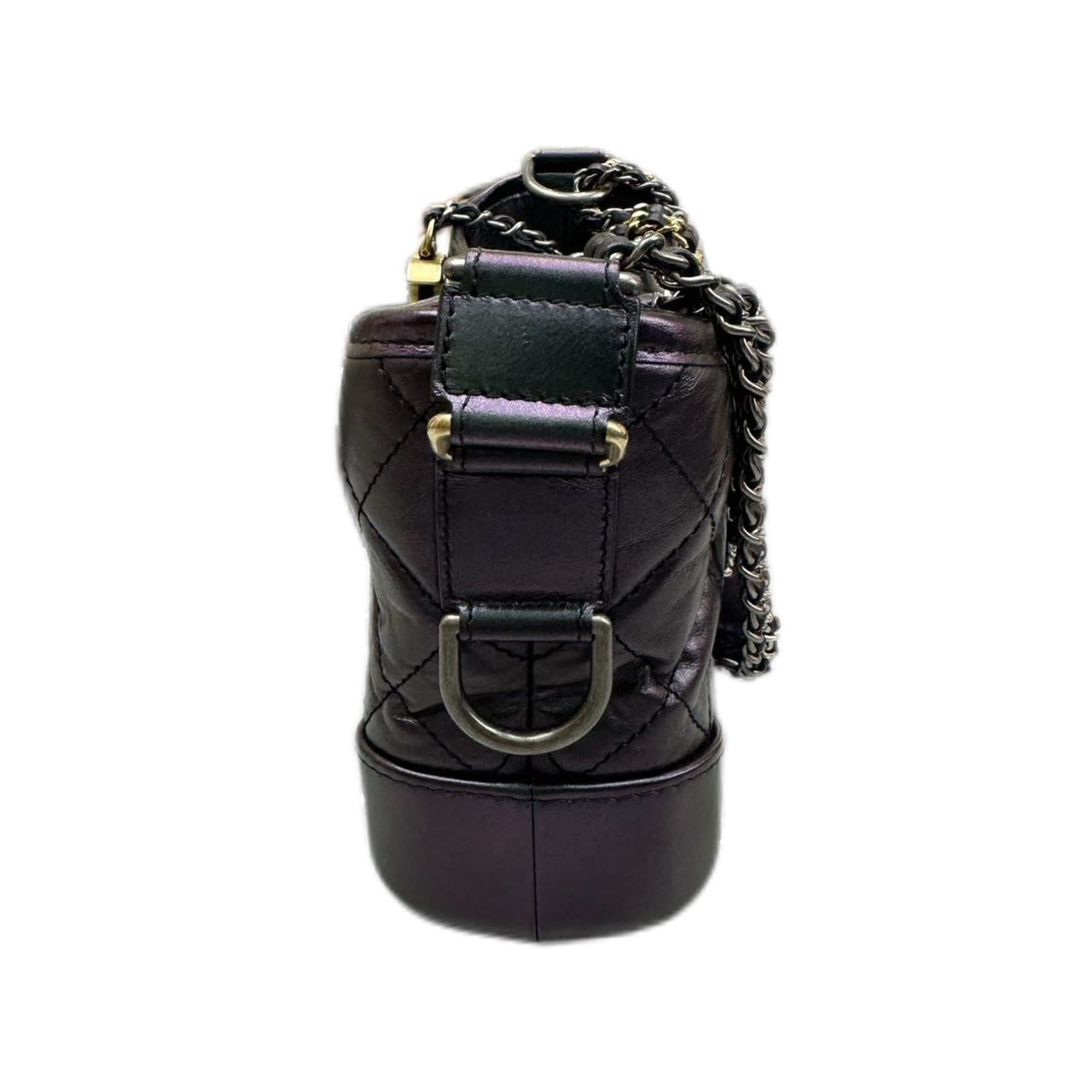 CHANEL Gabrielle Handbag Small Mixed Hardware (Gradient Black)