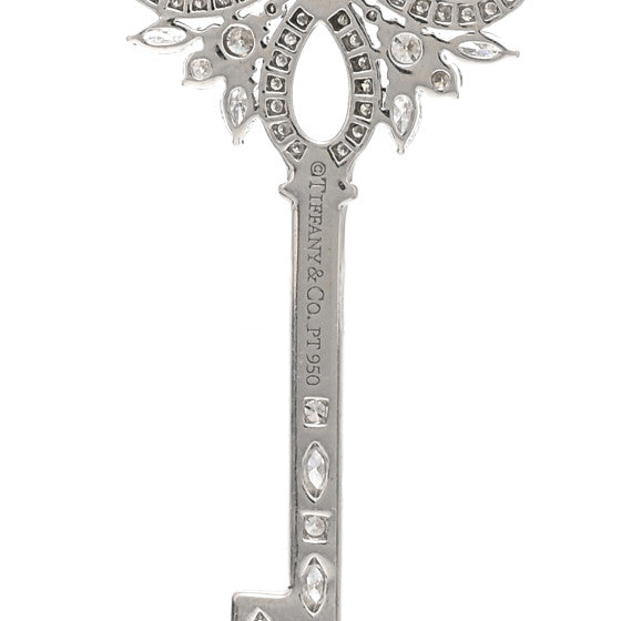 TIFFANY& CO Diamonds Victoria platinum long necklace (Silver)