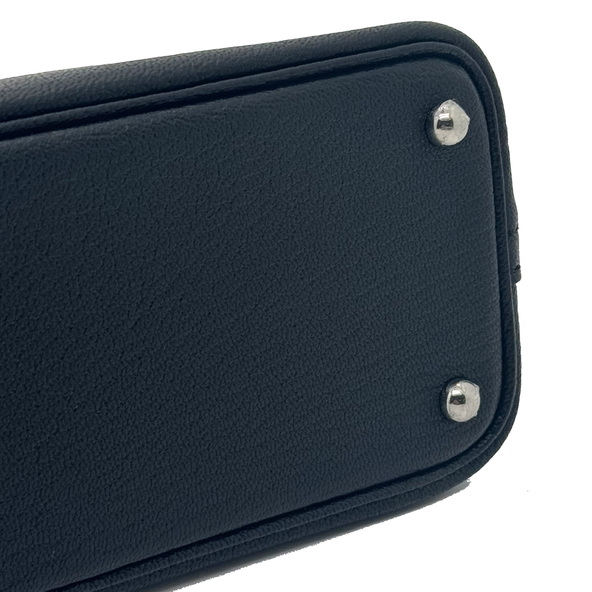 Hermès mini bolide black SHW Evercolor Leather W stamp