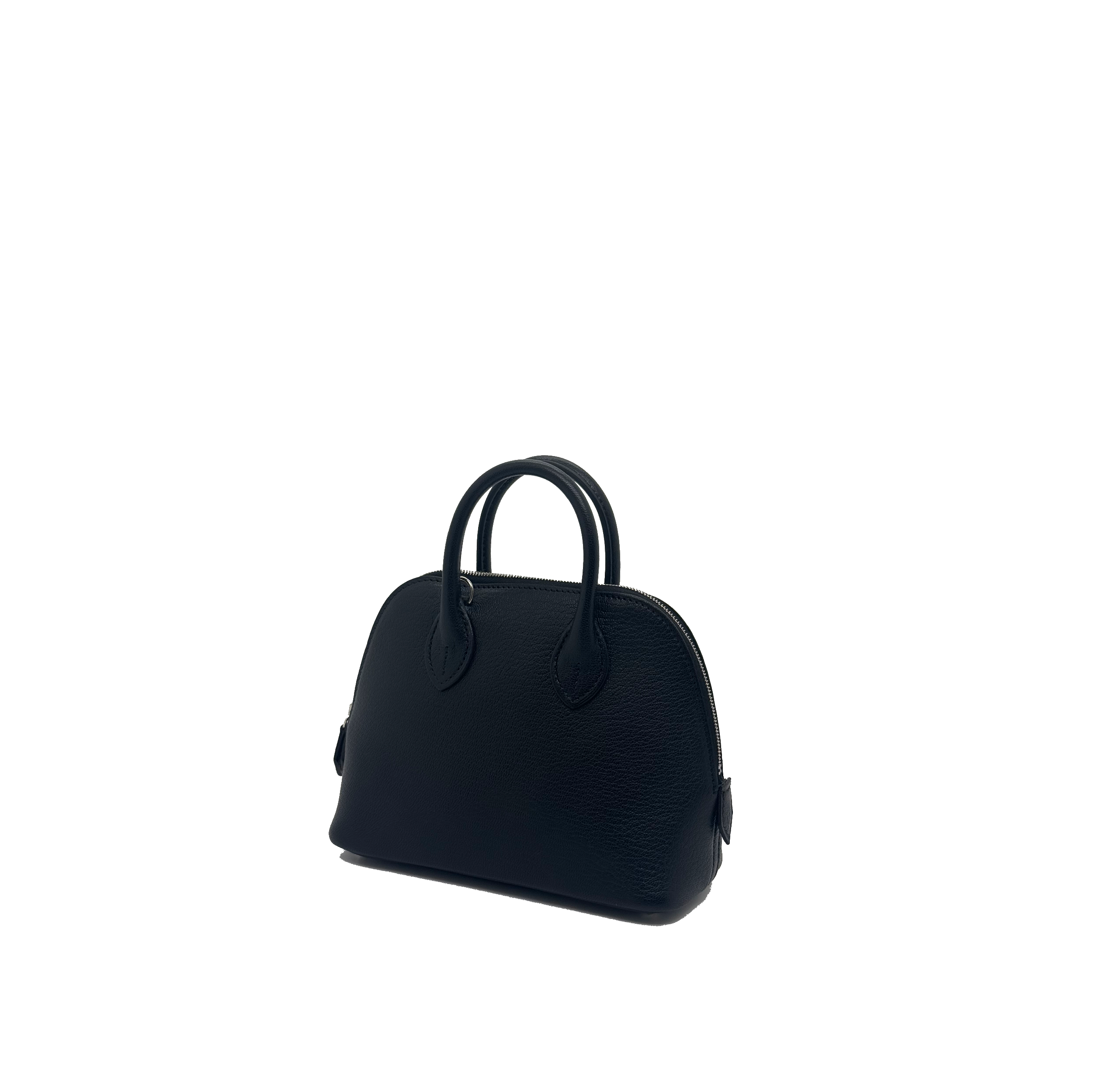 Hermès mini bolide black SHW Evercolor Leather W stamp