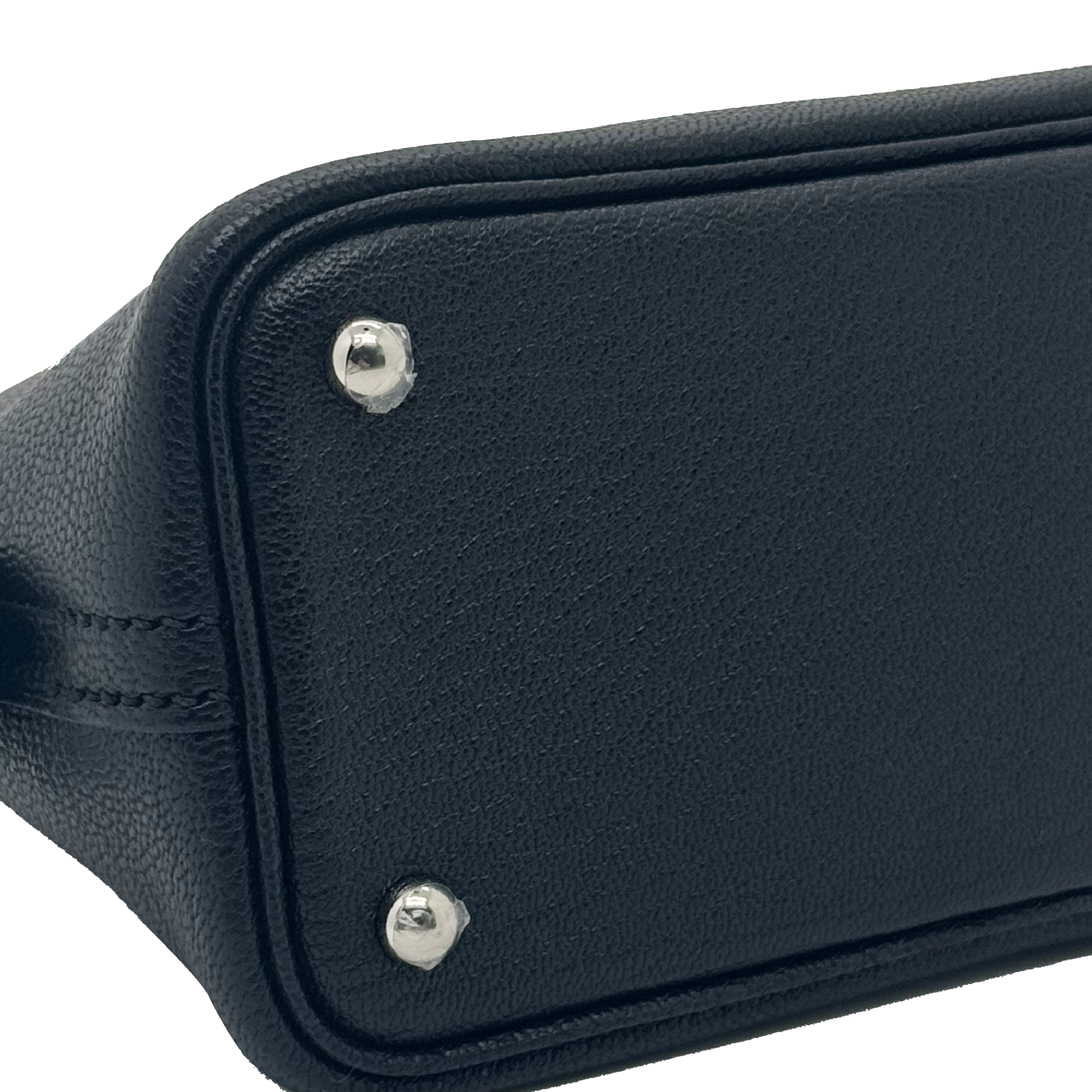 Hermès mini bolide black SHW Evercolor Leather W stamp