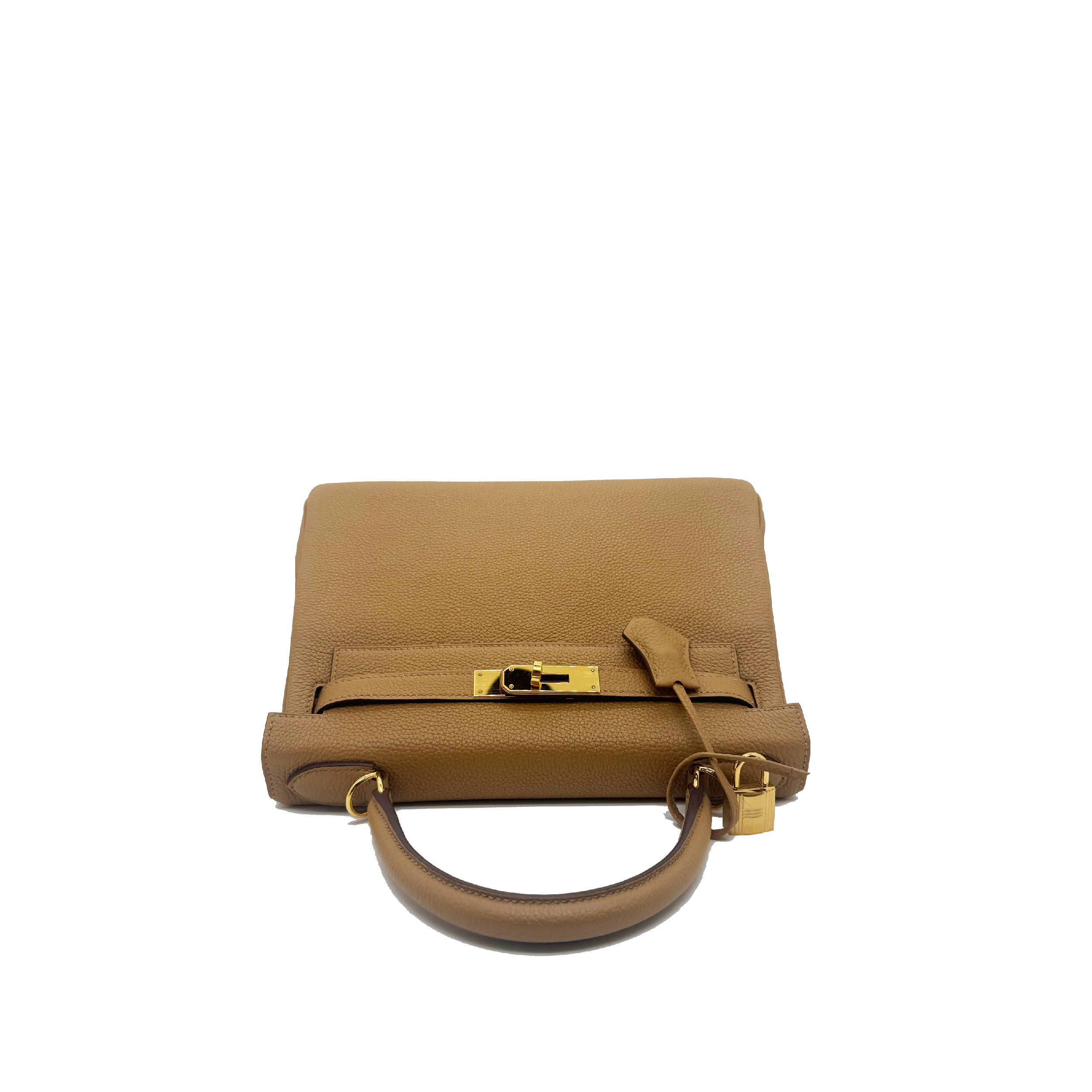 Hermès Kelly 28 Togo Biscuit GHW B Stamp
