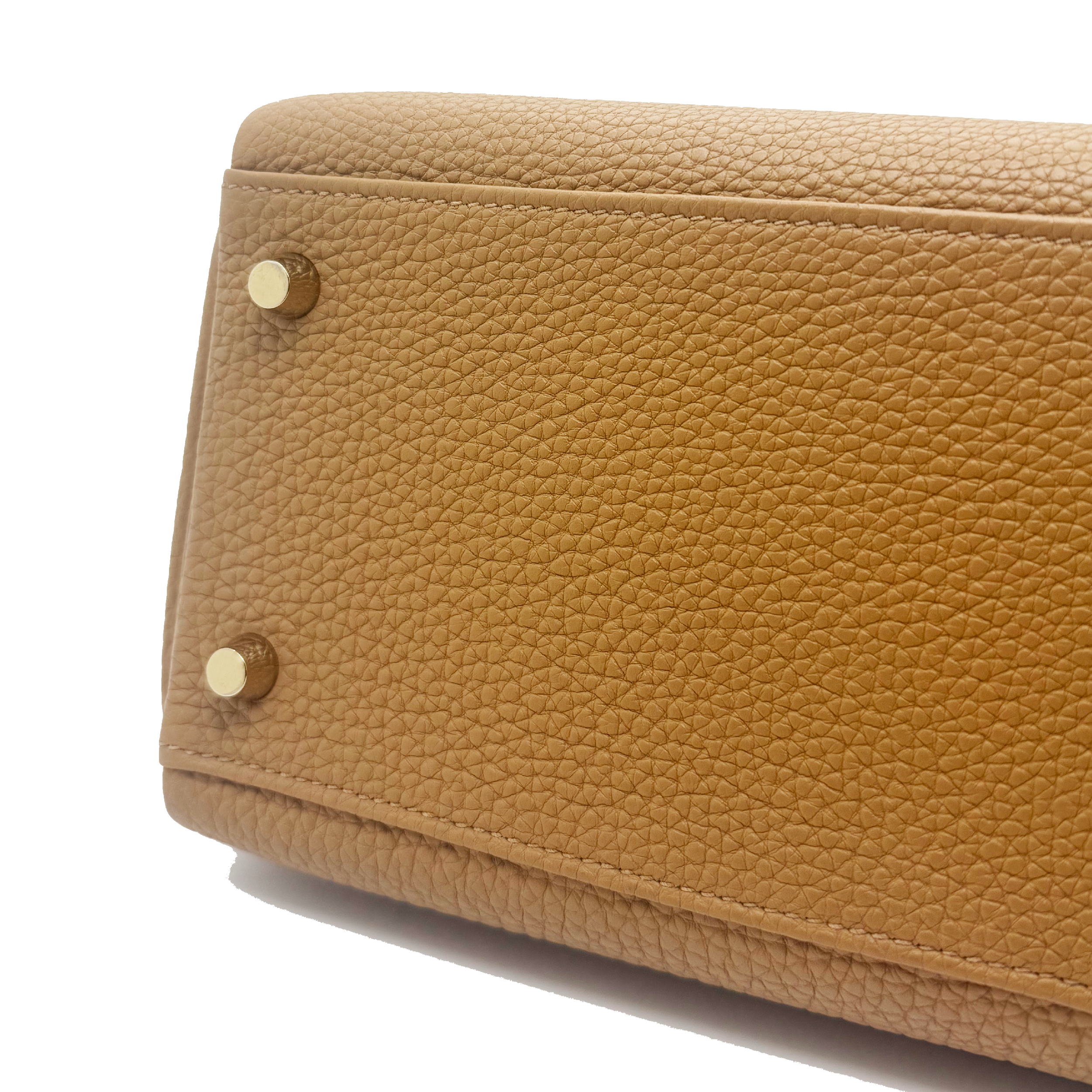 Hermès Kelly 28 Togo Biscuit GHW B Stamp