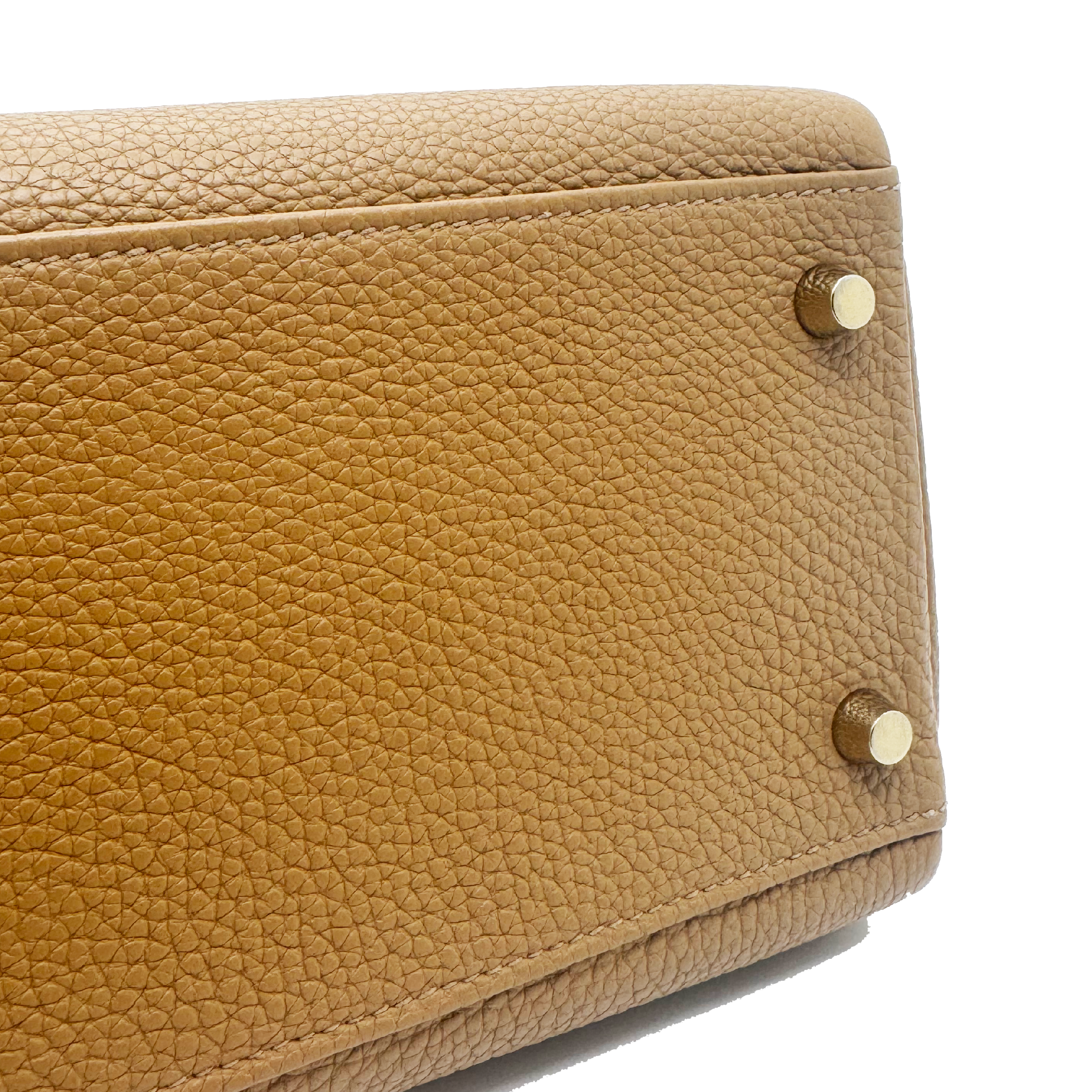 Hermès Kelly 28 Togo Biscuit GHW B Stamp