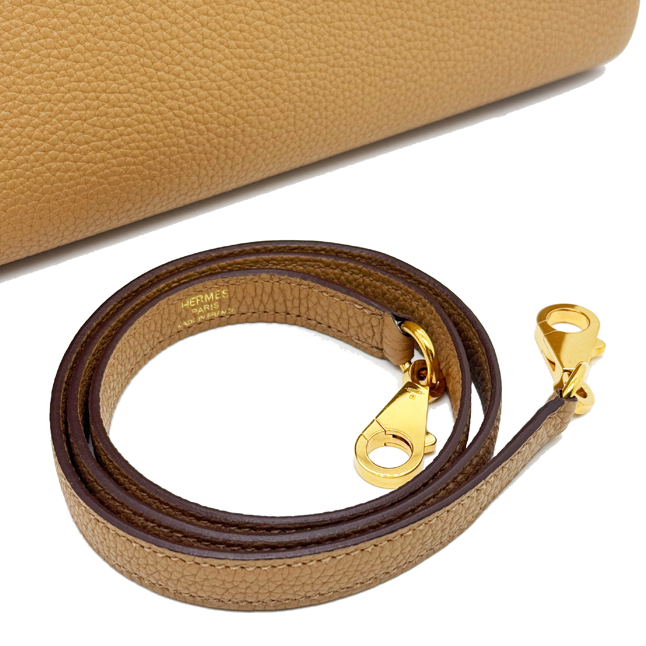 Hermès Kelly 28 Togo Biscuit GHW B Stamp