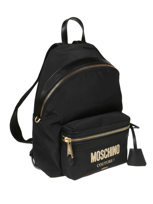 MOSCHINO Couture backpack (Black/Gold)