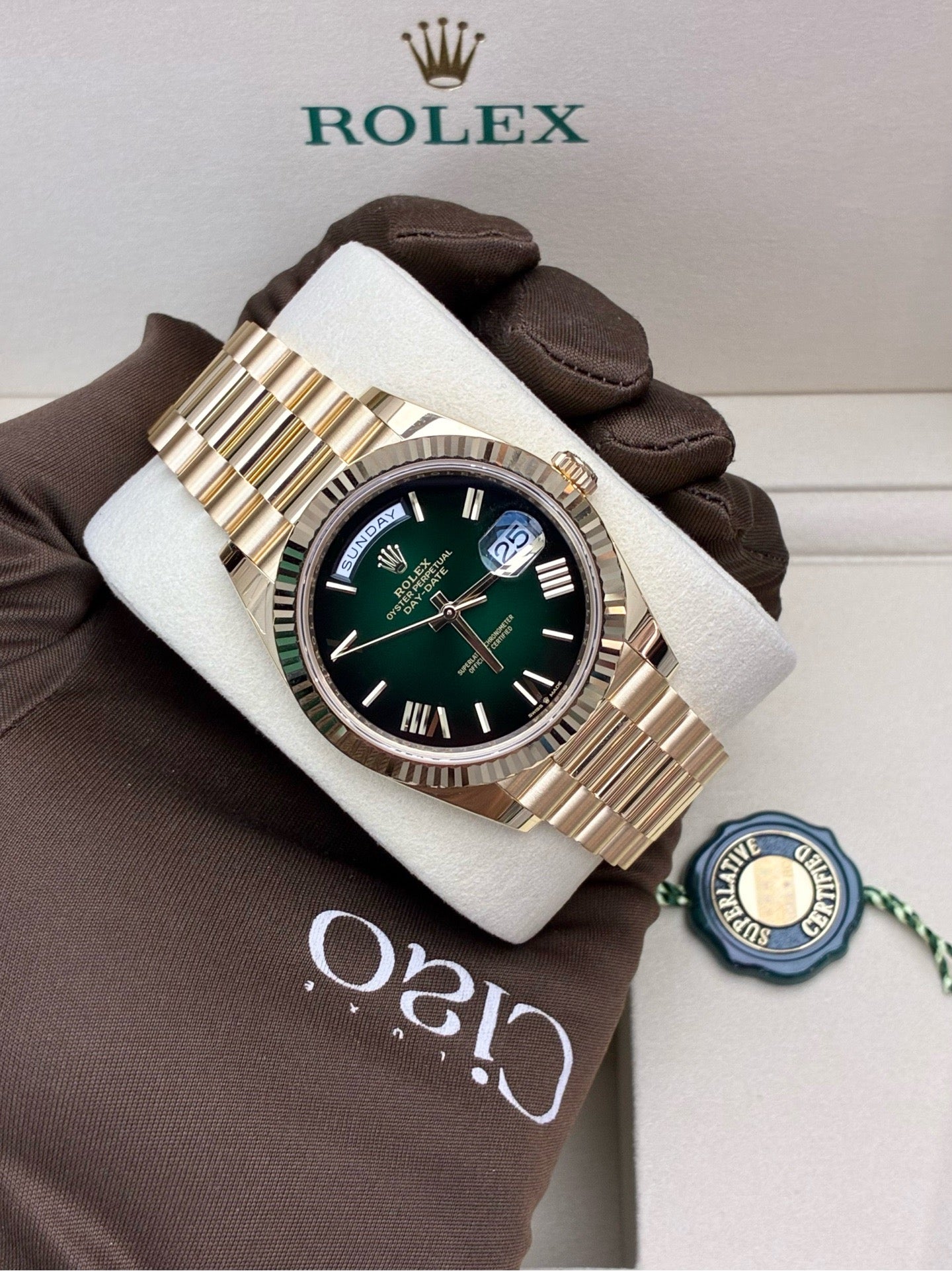 Day-Date 40 Oyster, 40 mm, yellow gold