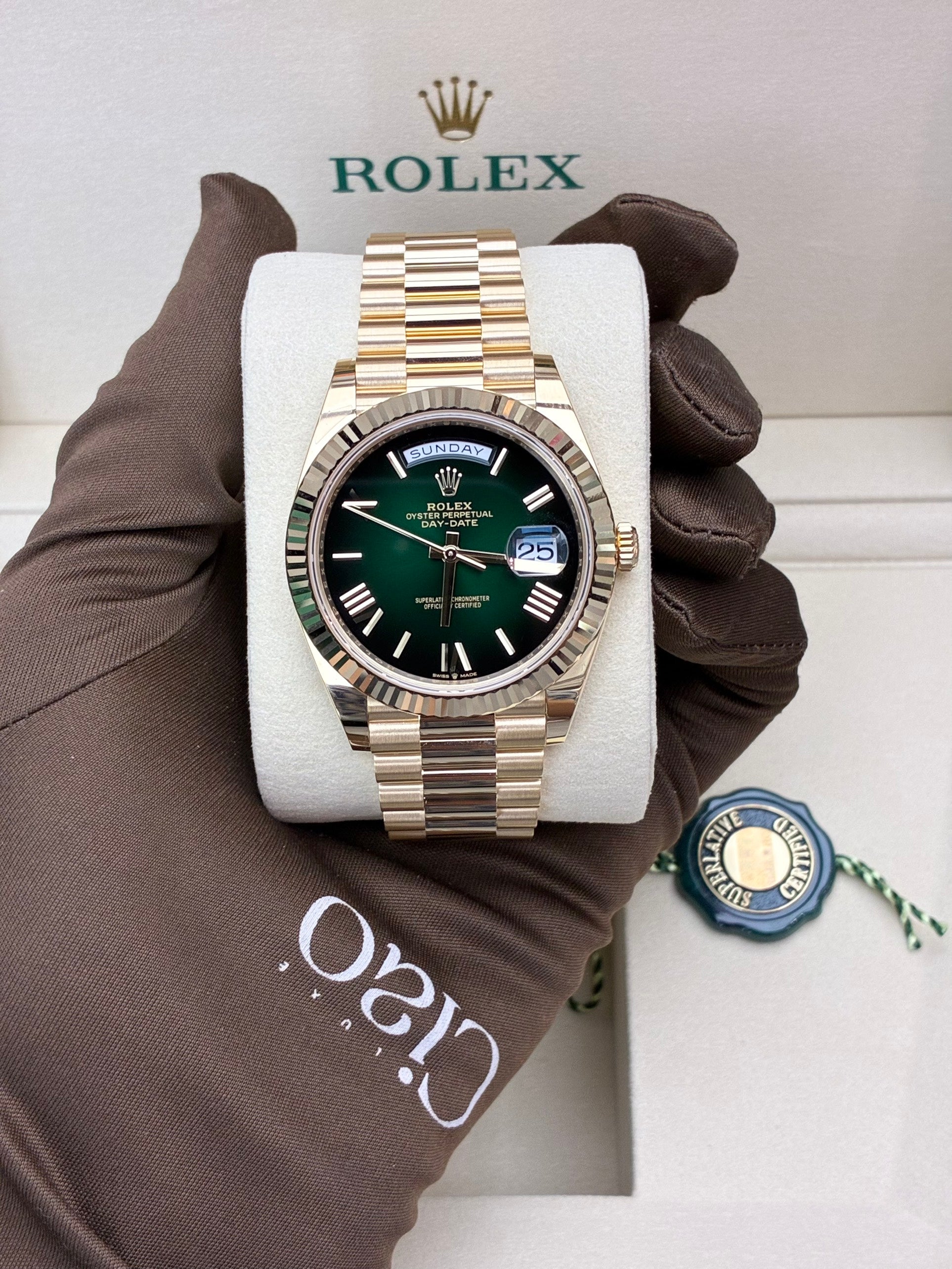 Day-Date 40 Oyster, 40 mm, yellow gold